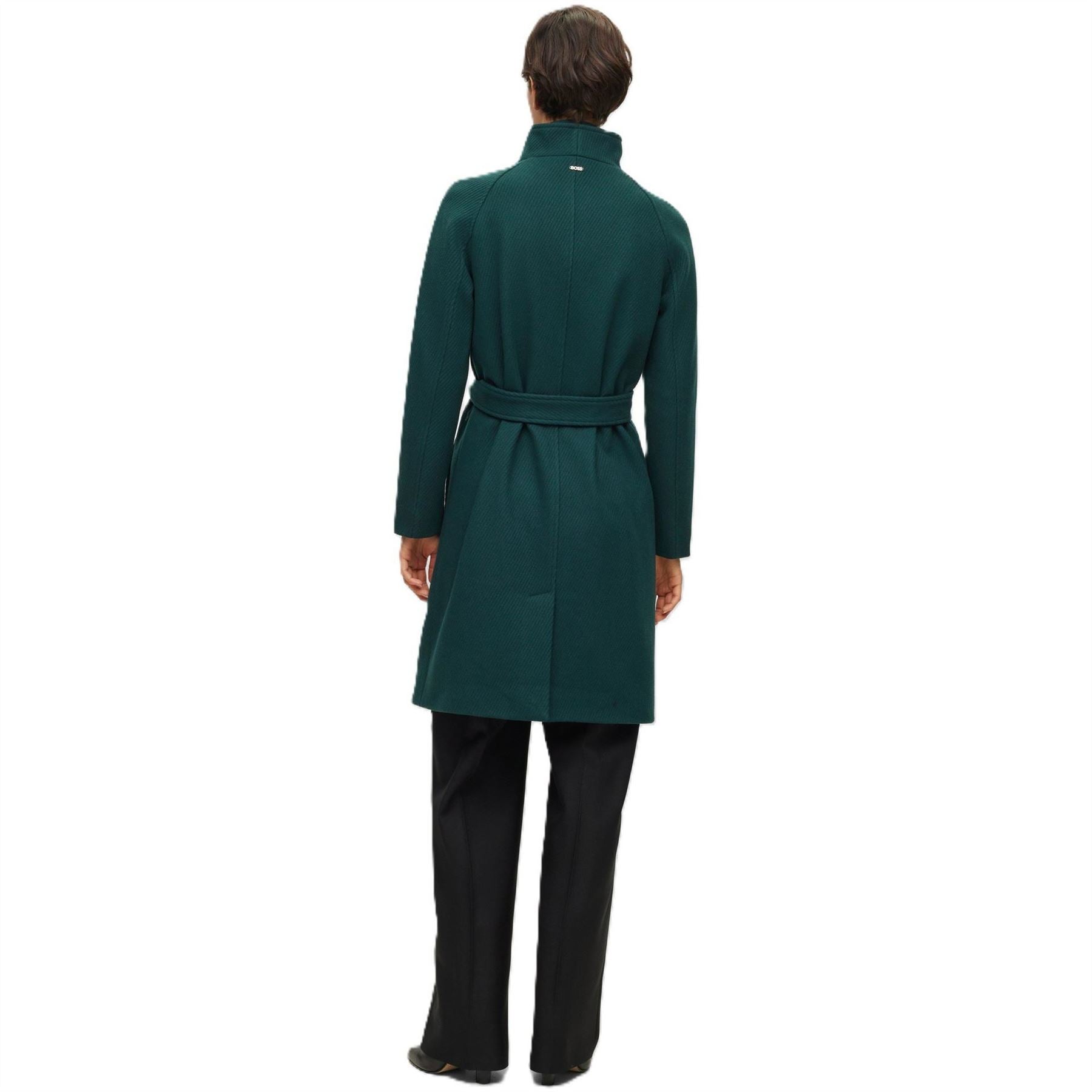 Boss Cedandy1 Solid Patterned Over Coat
