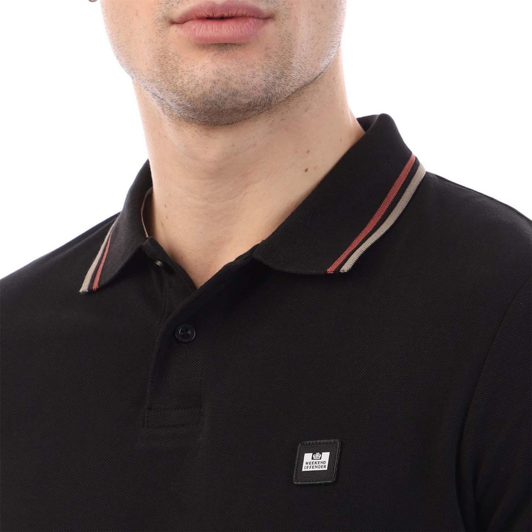Weekend Offender Vancouver Tipped Polo Shirt