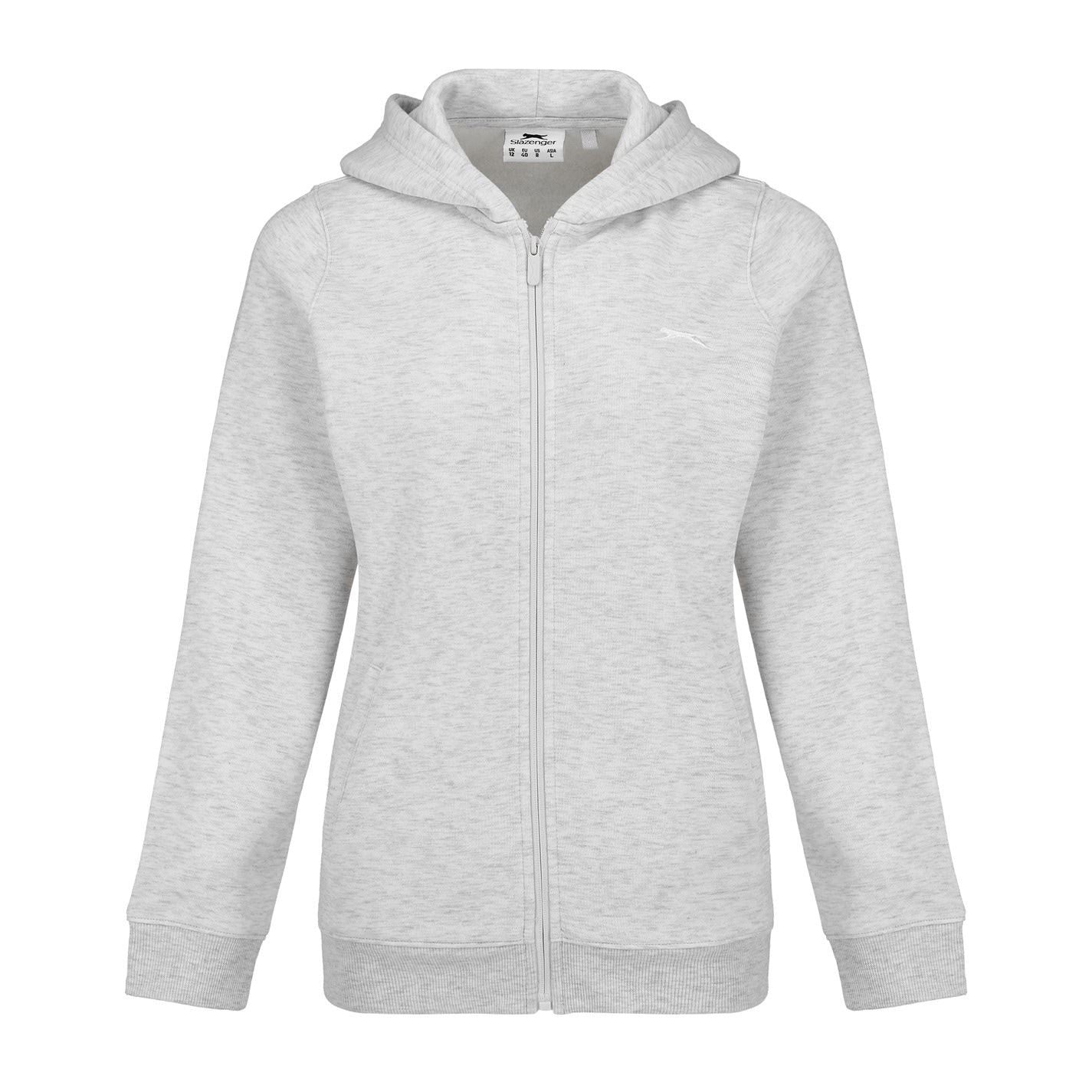 Slazenger Womens Fitted Full Zip Hoodie