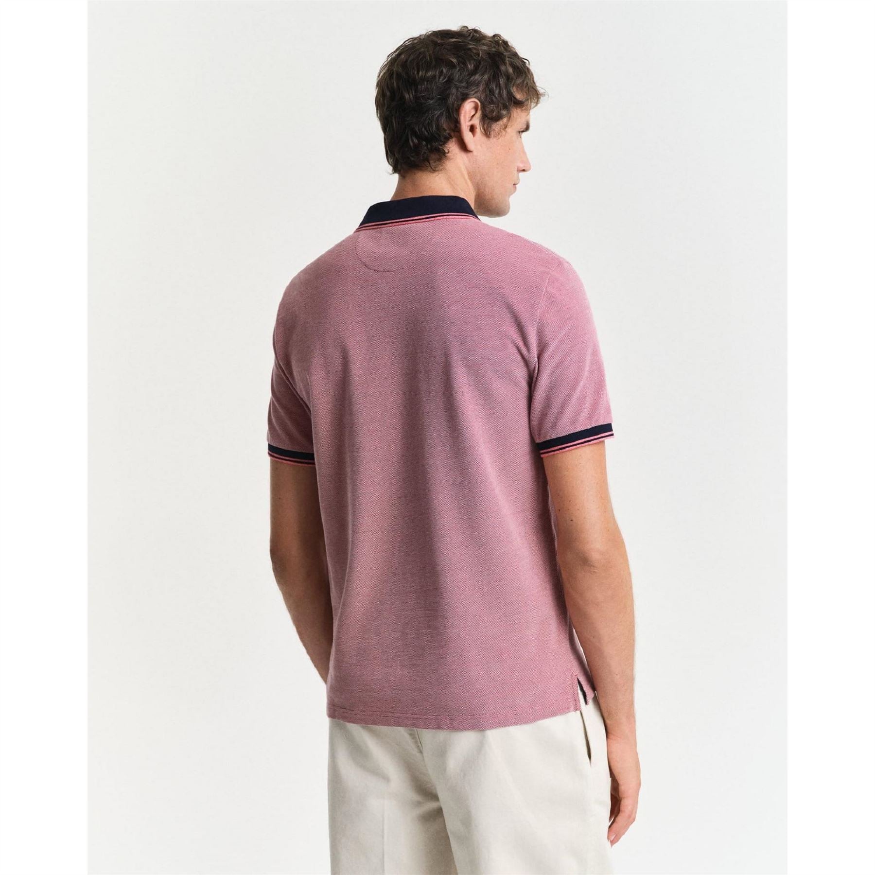 Gant Colour Short Sleeved Oxford Pique Polo Shirt
