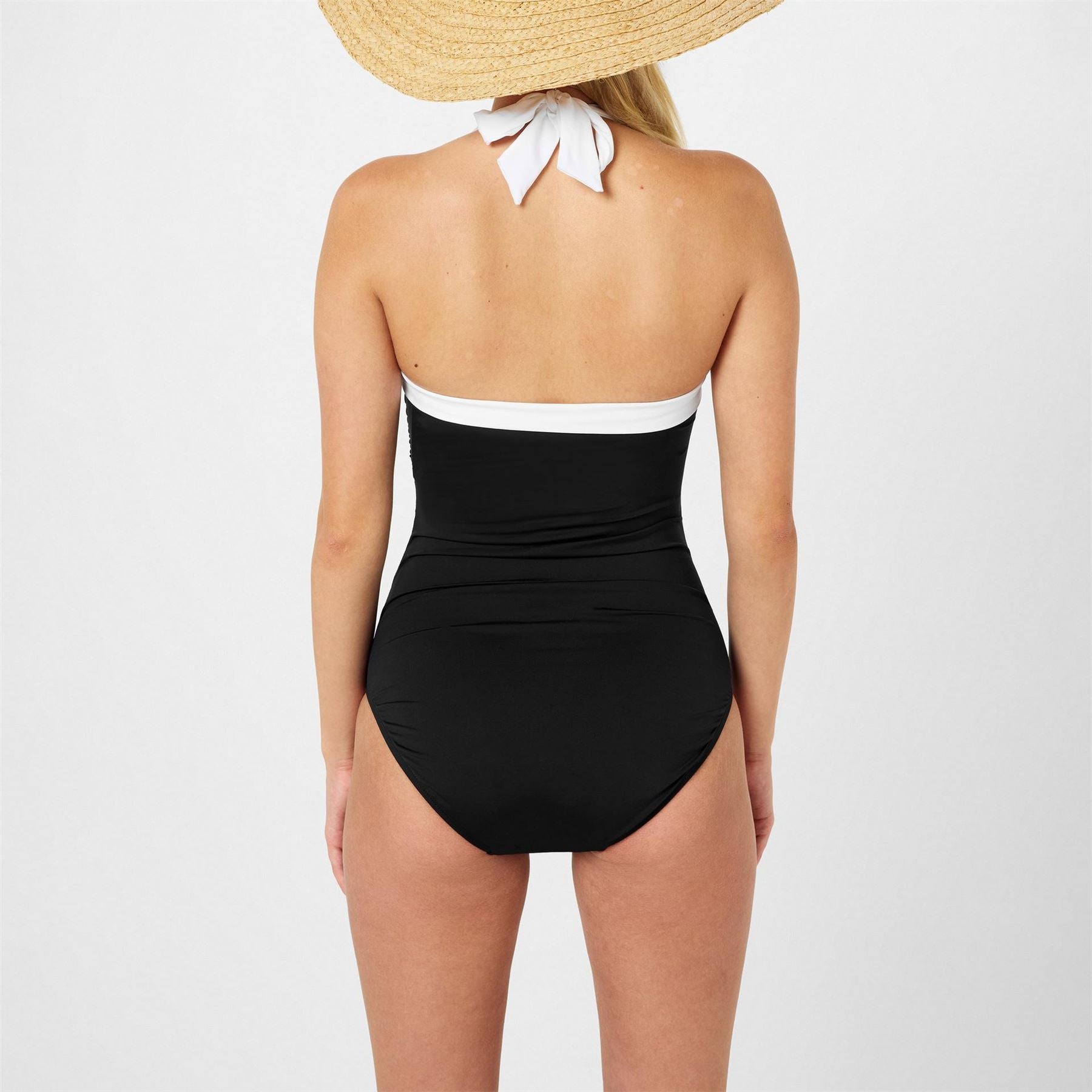 Lauren by Ralph Lauren Contrast Trim Swimsuit