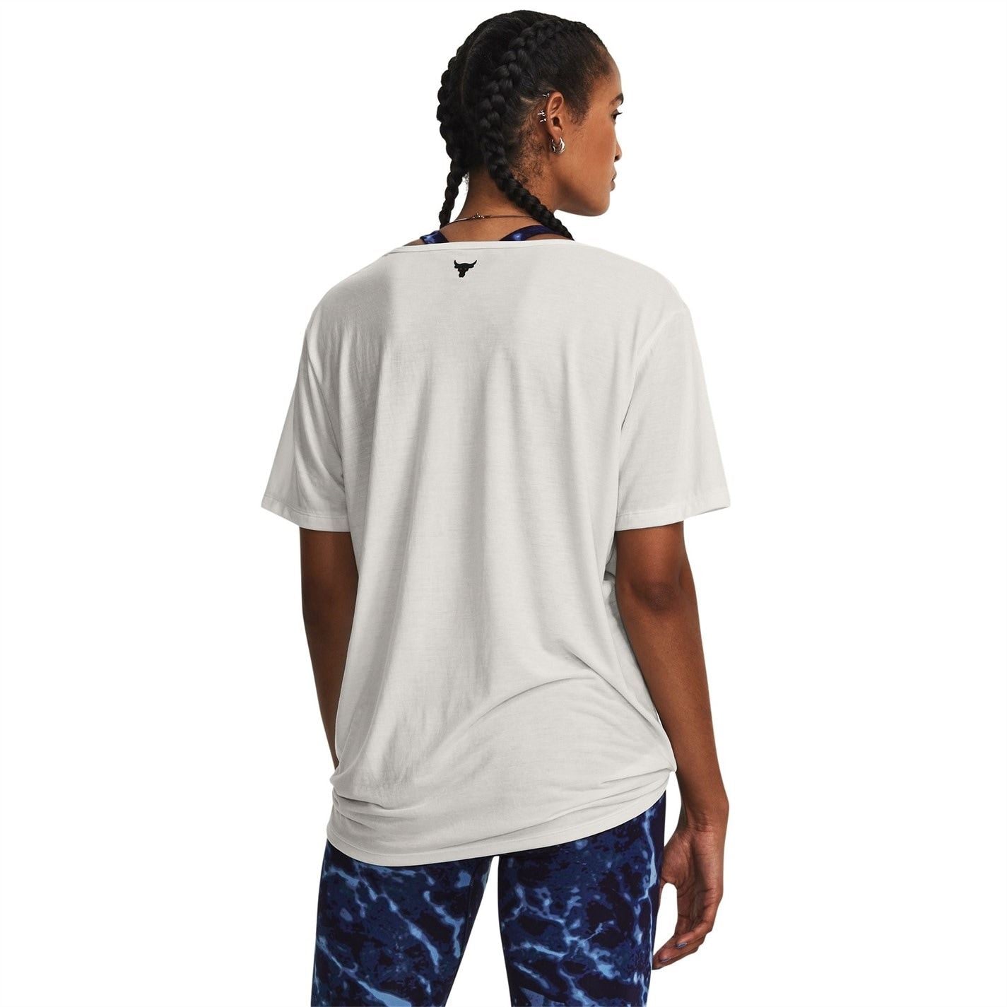 Under Armour Womens Armour Pjt Rck Completer Deep V T Gym Top