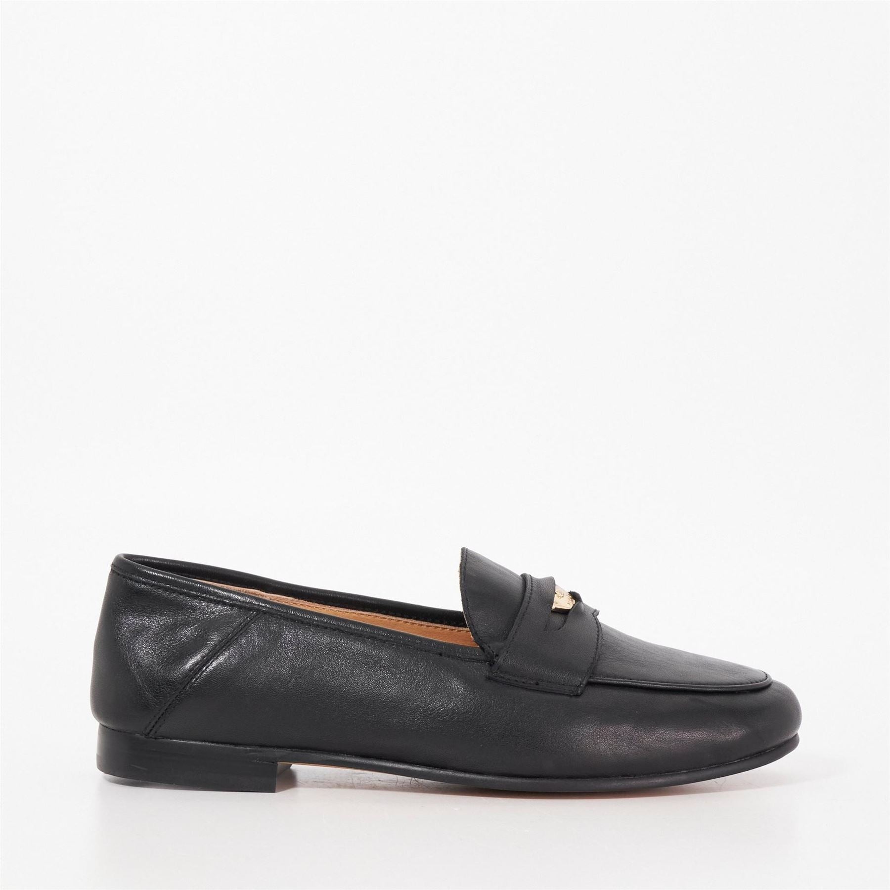 Dune London Solid Patterned Greek Penny Loafers