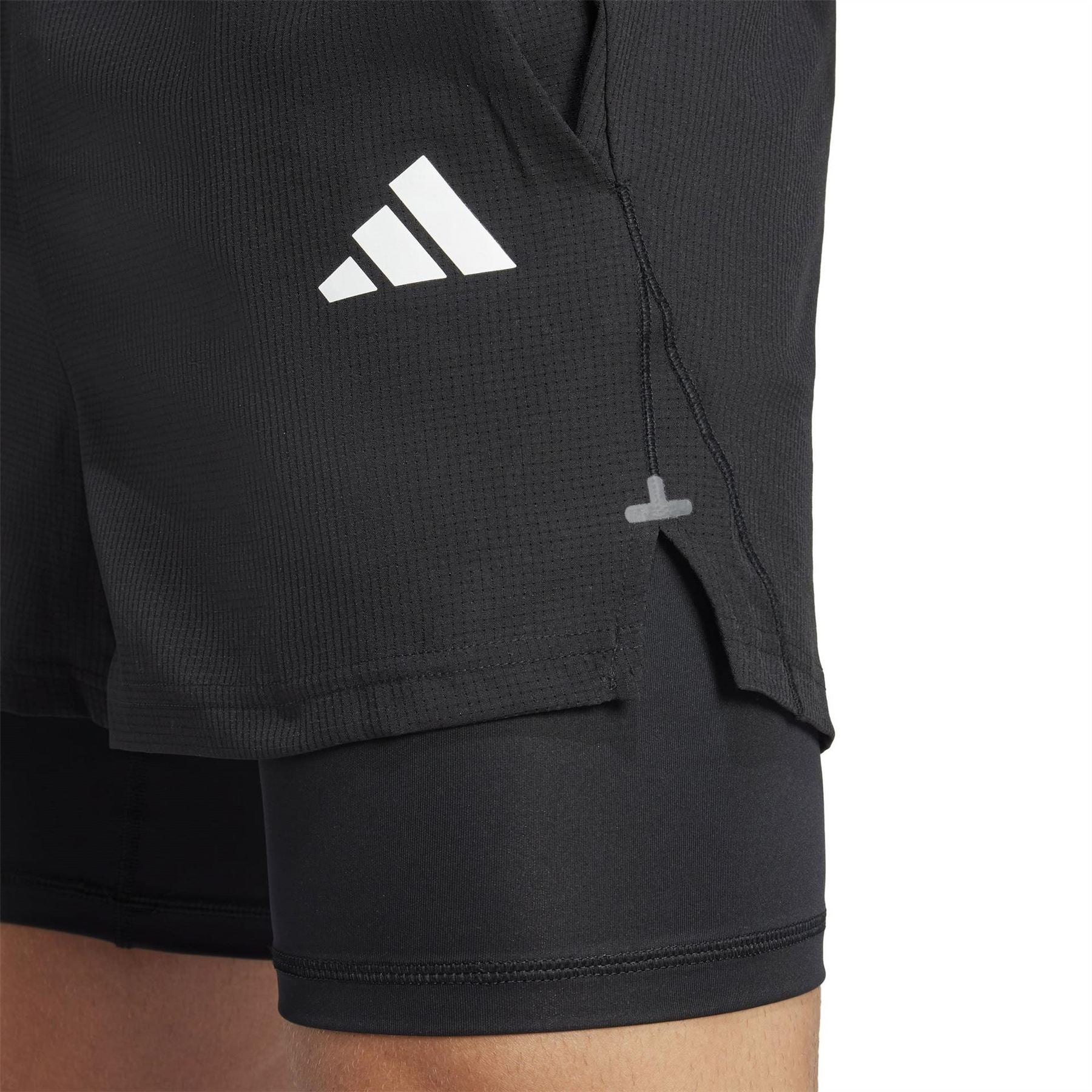 adidas Mens Gym+ 2 In 1 Shorts