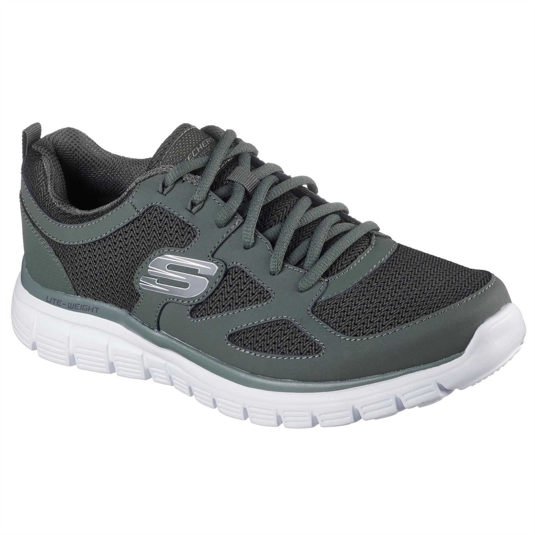 Skechers Mens Flex Burns Agoura Trainers