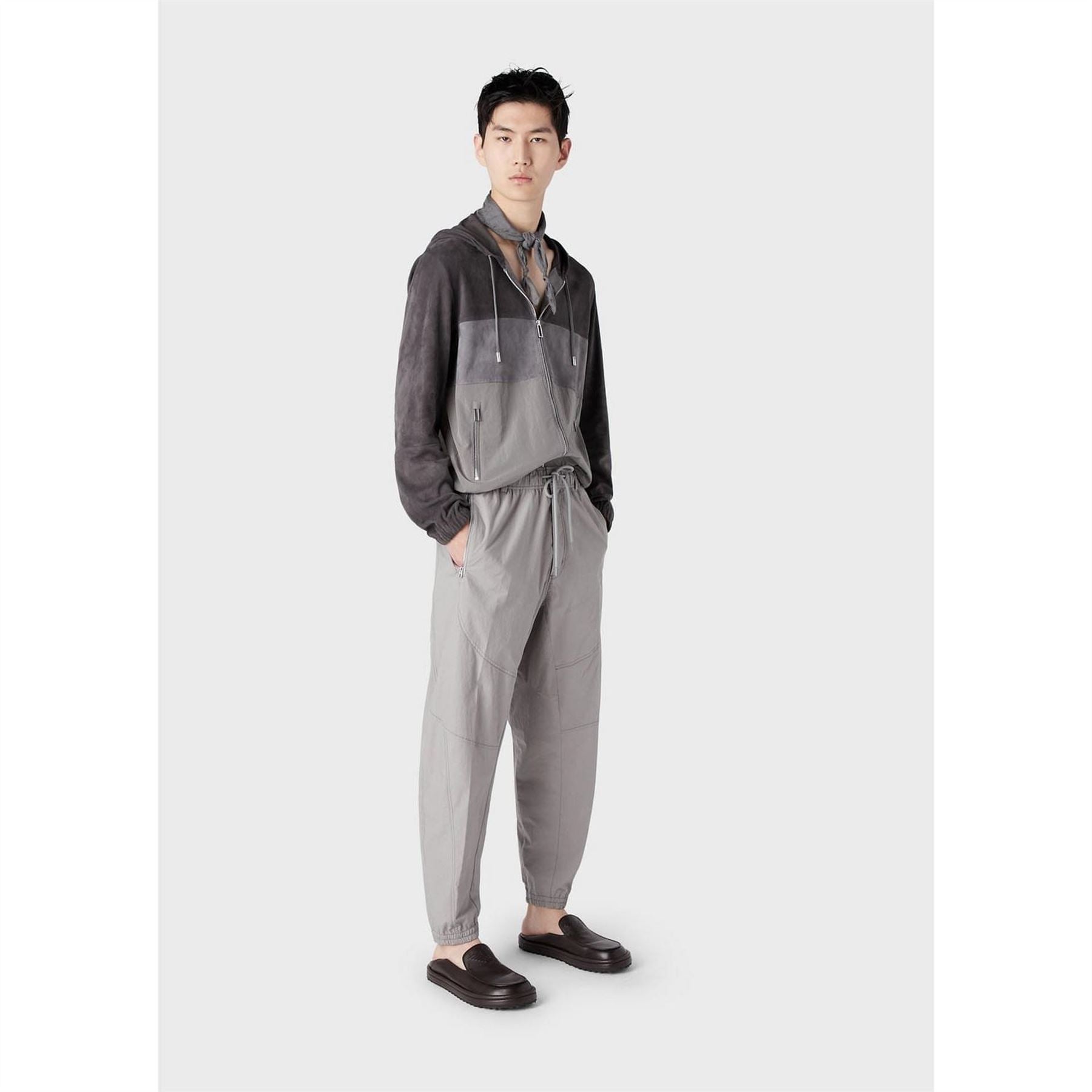 Emporio Armani Colourblock Hooded Jacket
