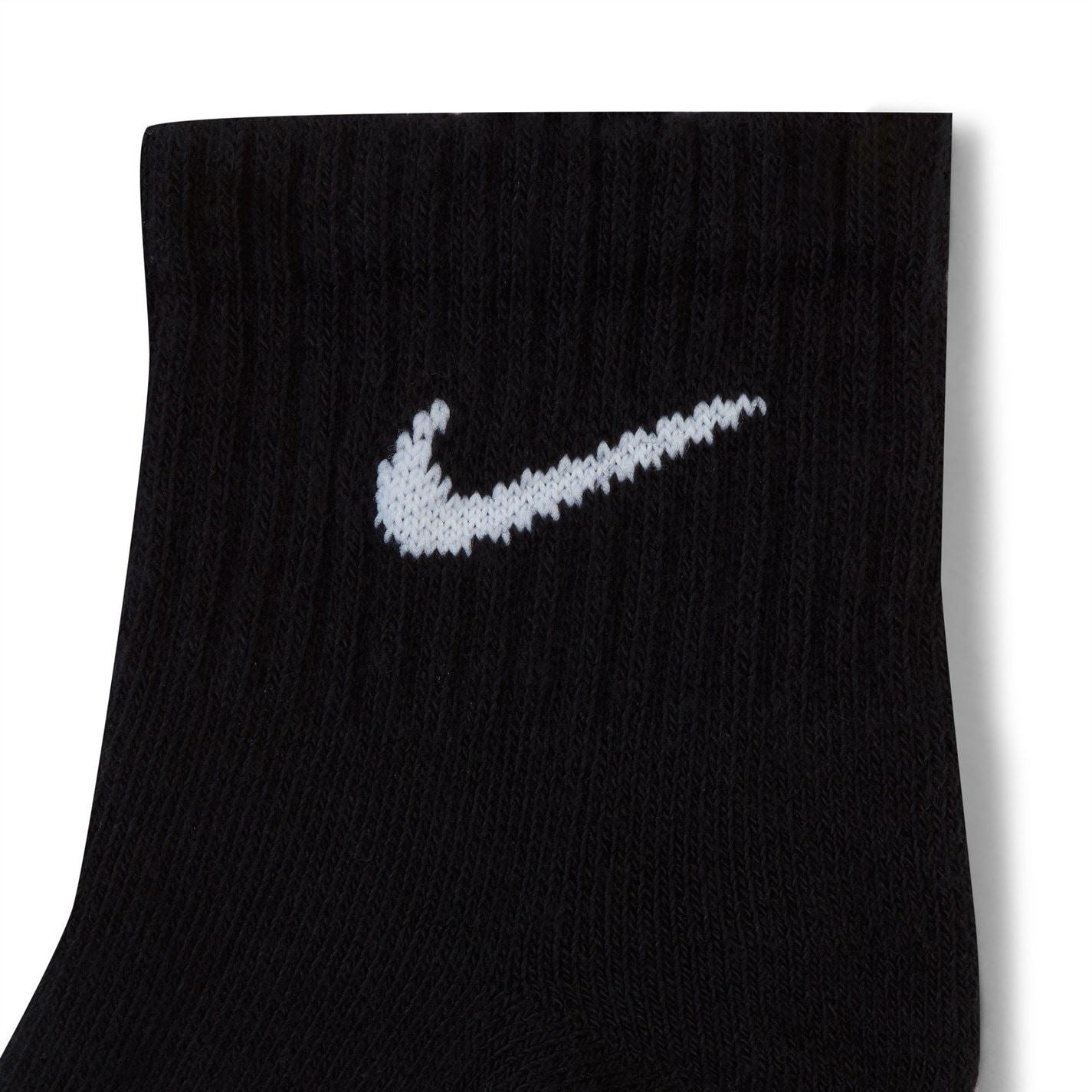 Nike Three Pack Quarter Socks Mens
