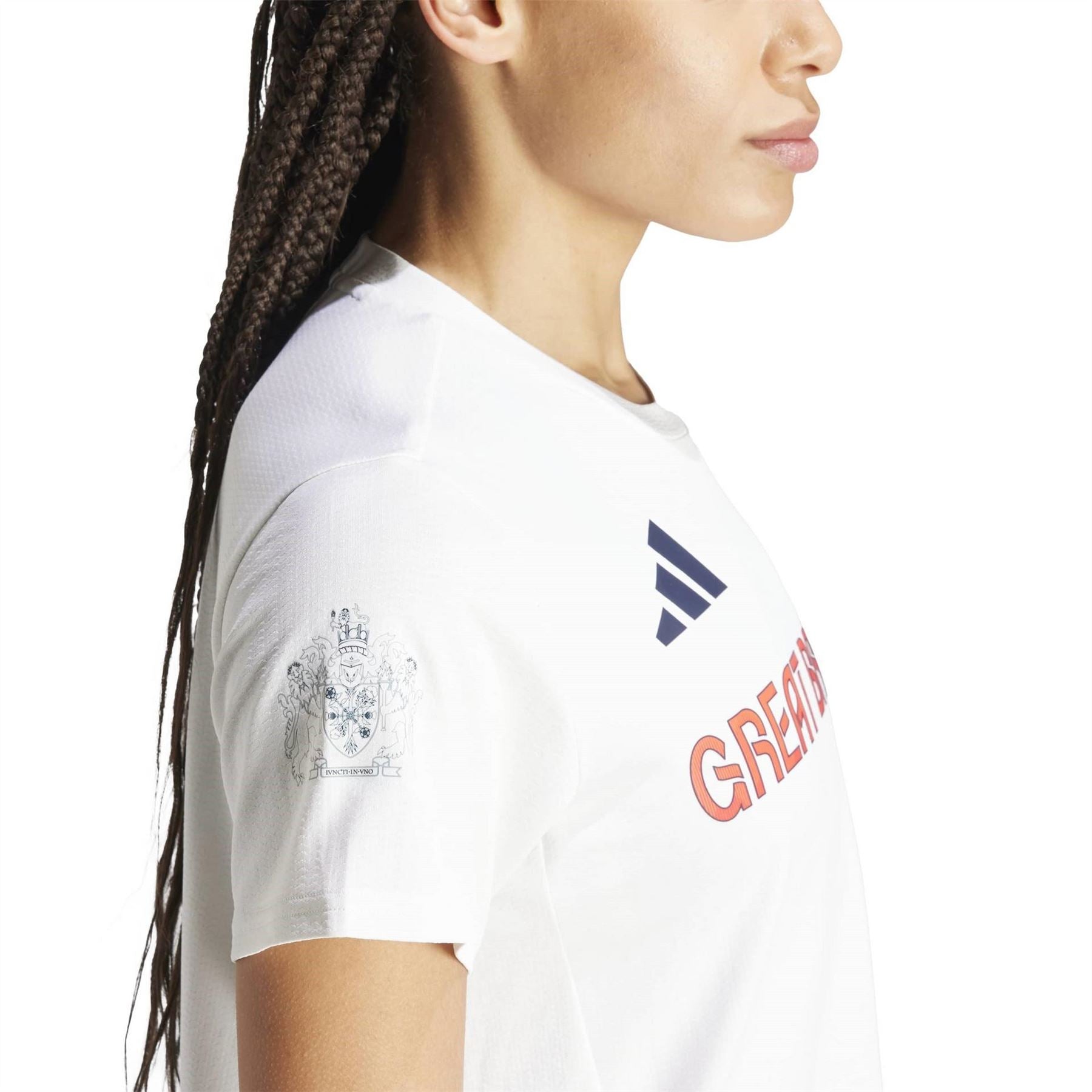 adidas Team Gb Short Sleeve Performance Gym Top