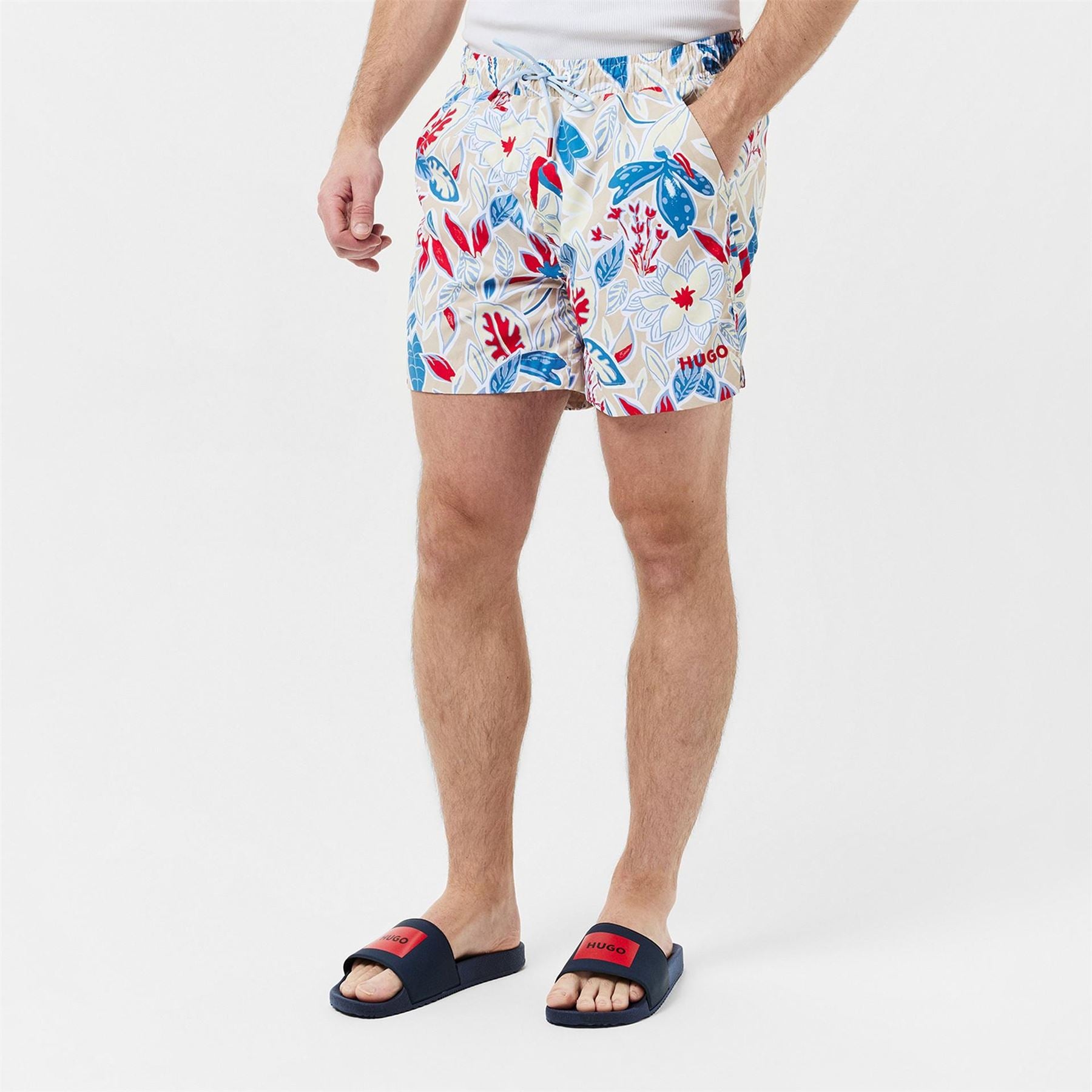 Hugo CALALA Quick Drying Mesh Lined Swim Shorts