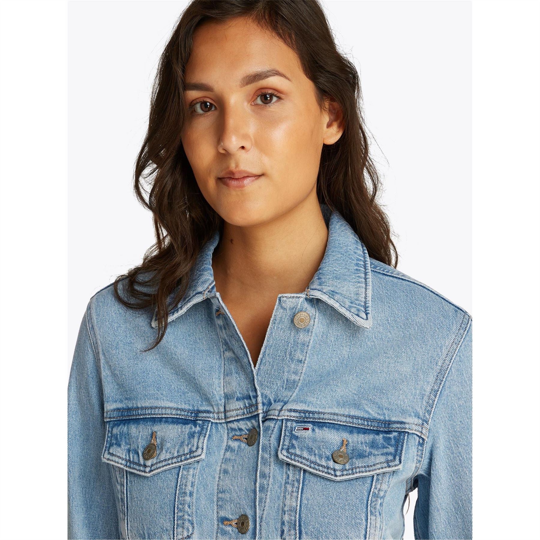 Tommy Jeans Solid Patterned Trucker Jacket