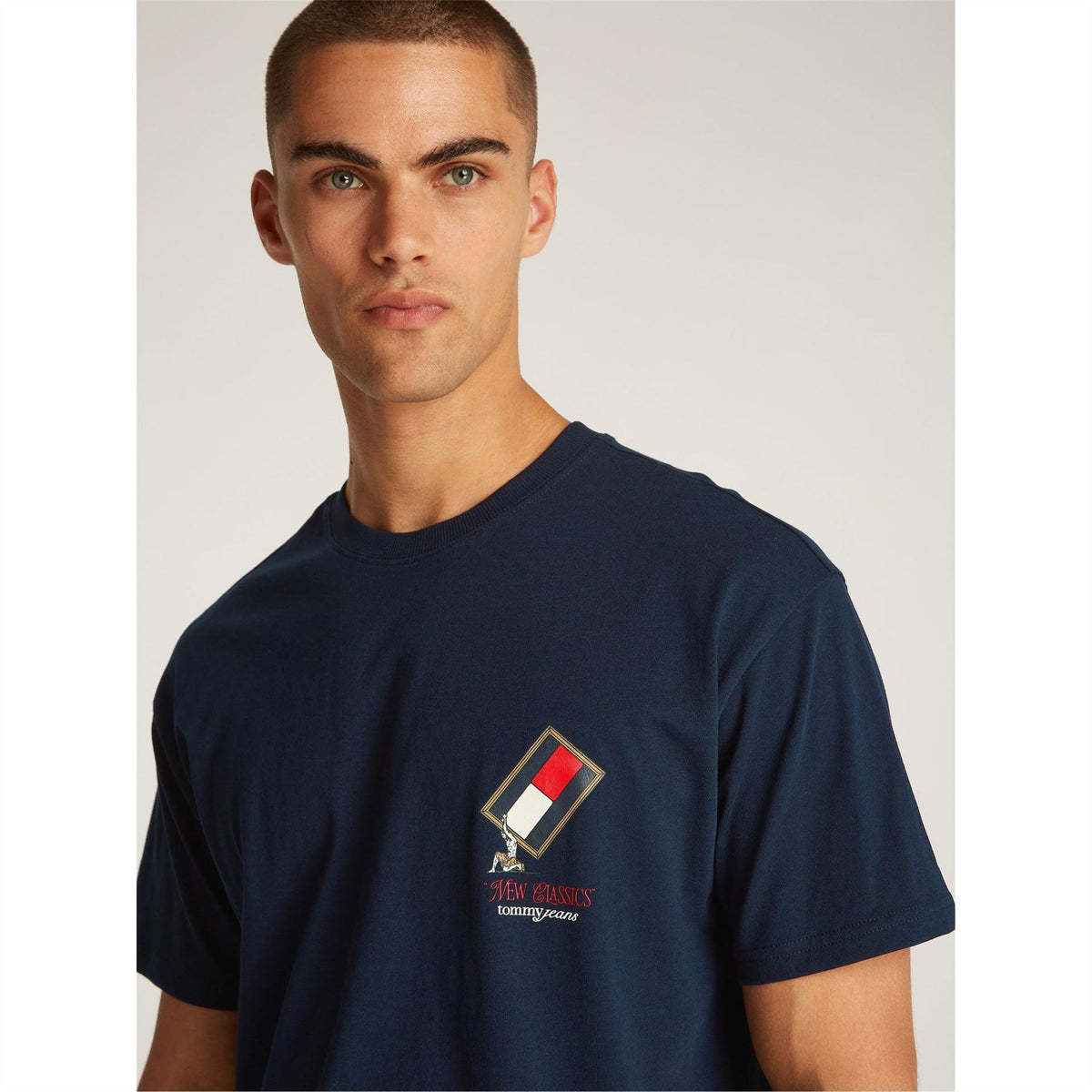 Tommy Jeans Regular Fit Novelty Crew Neck T-Shirt
