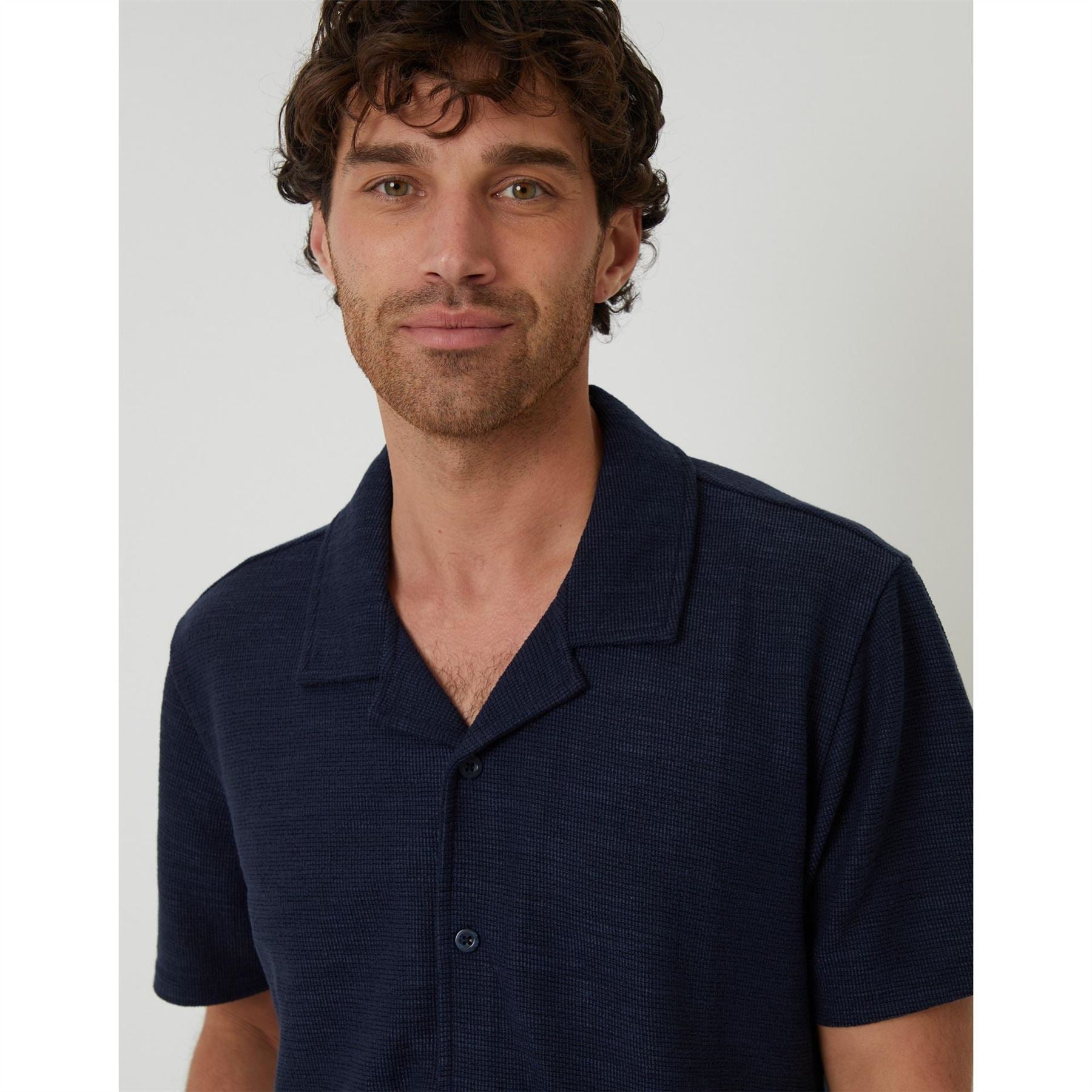 Threadbare Antti Relaxed Fit Short Sleeve Shirt