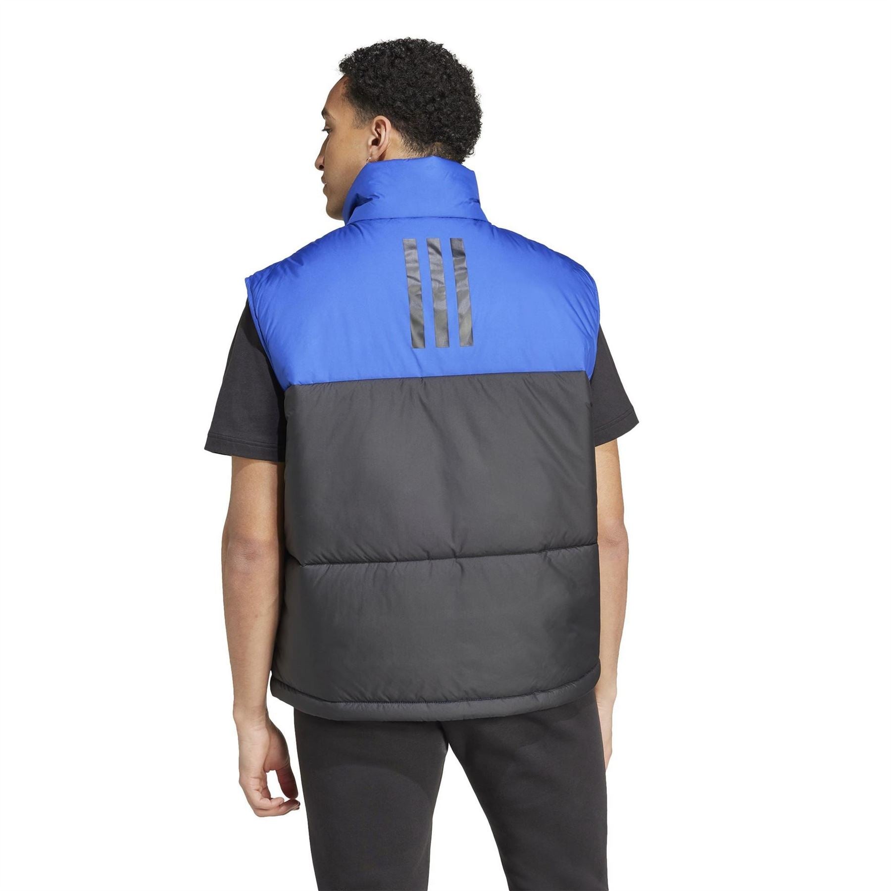 adidas 3 Stripes Funnel Neck Full Zip Gilet