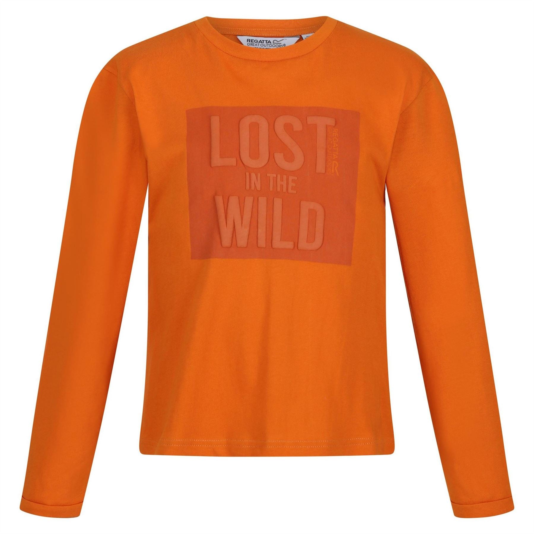 Regatta Lettering Graphic Crew Neck Long Sleeve Jersey T-Shirt
