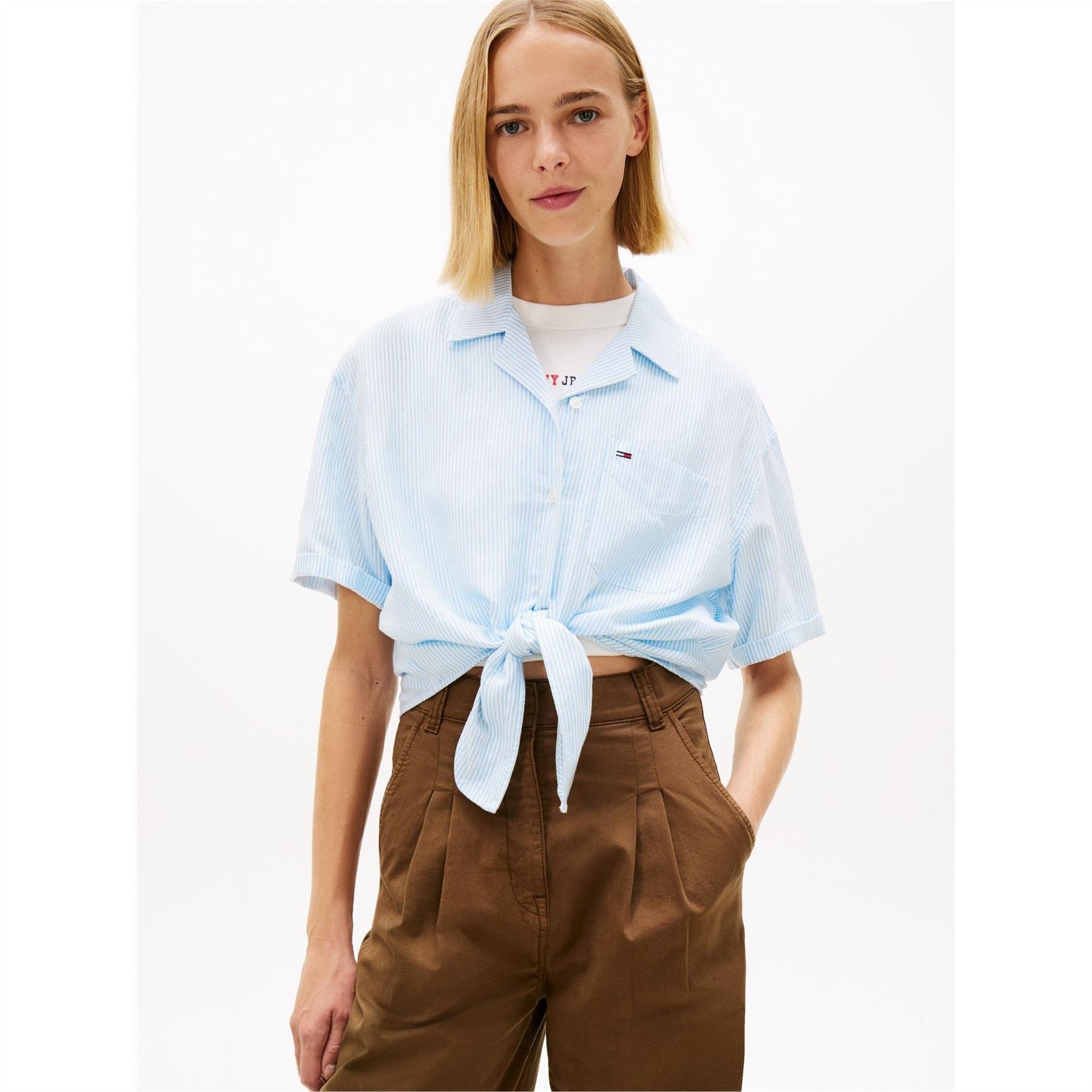 Tommy Jeans Short Sleeve Plain Shirt