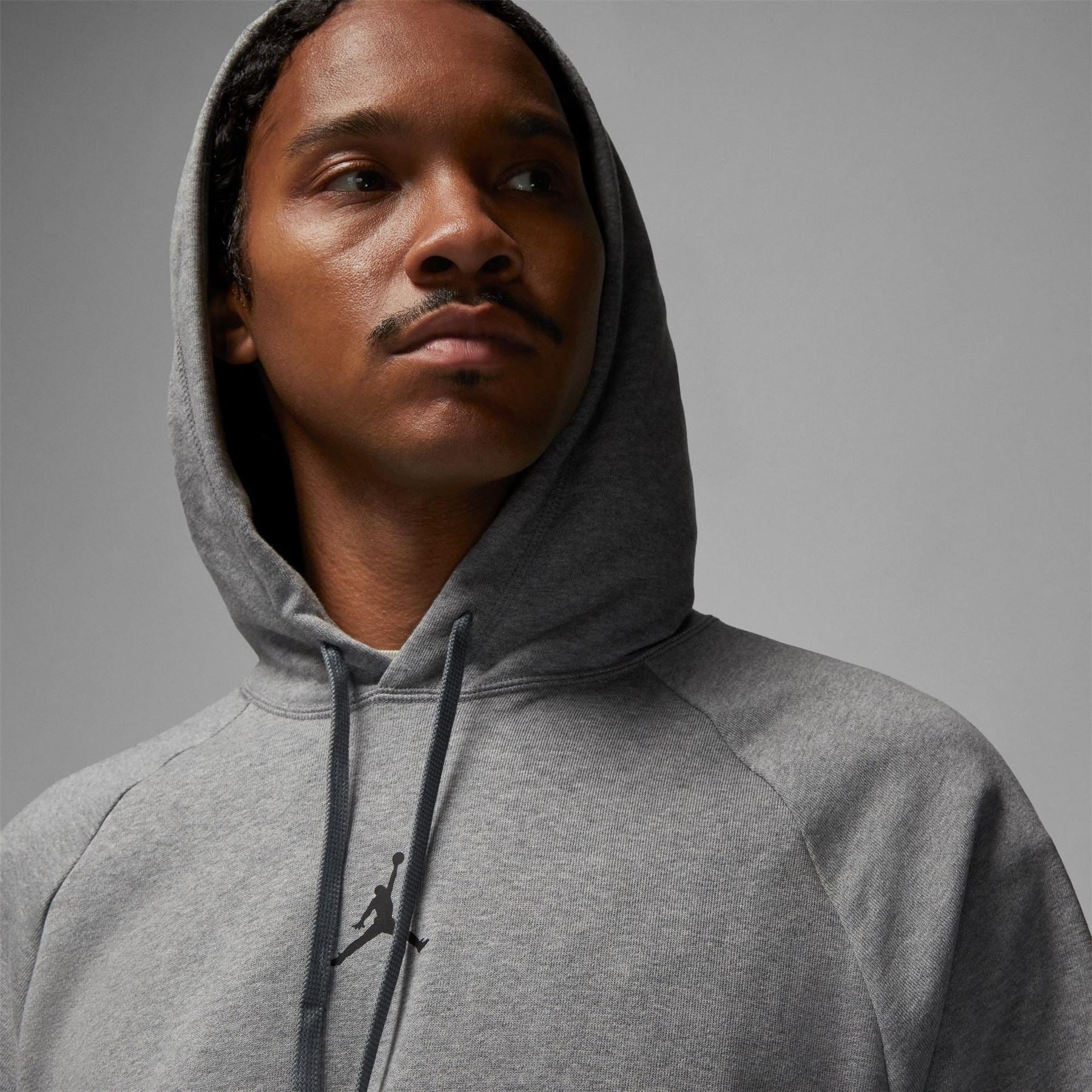 Air Jordan Mens Dri Fit Sport Crossover Fleece Hoodie