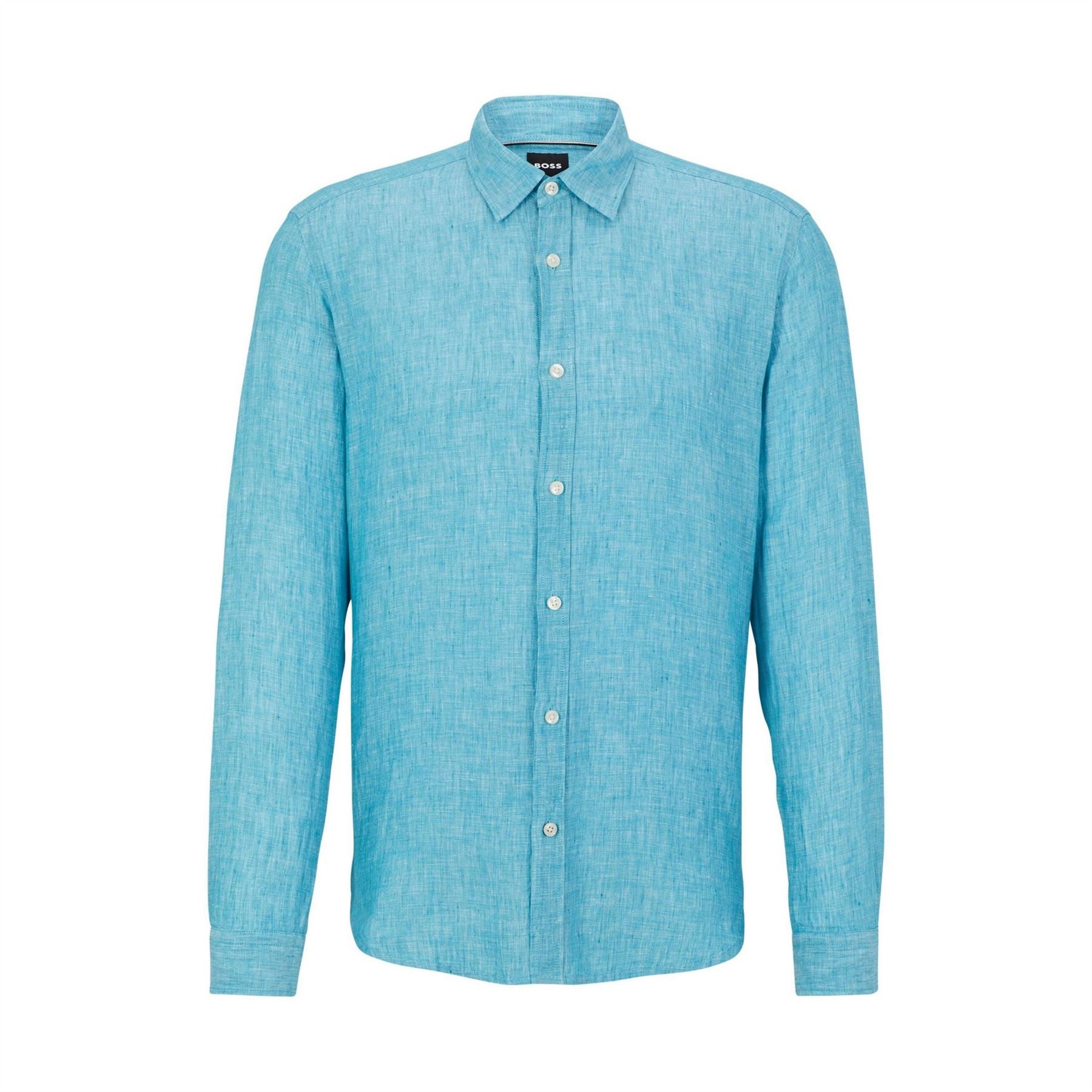 Boss Liam Collared Neck Long Sleeve Shirt