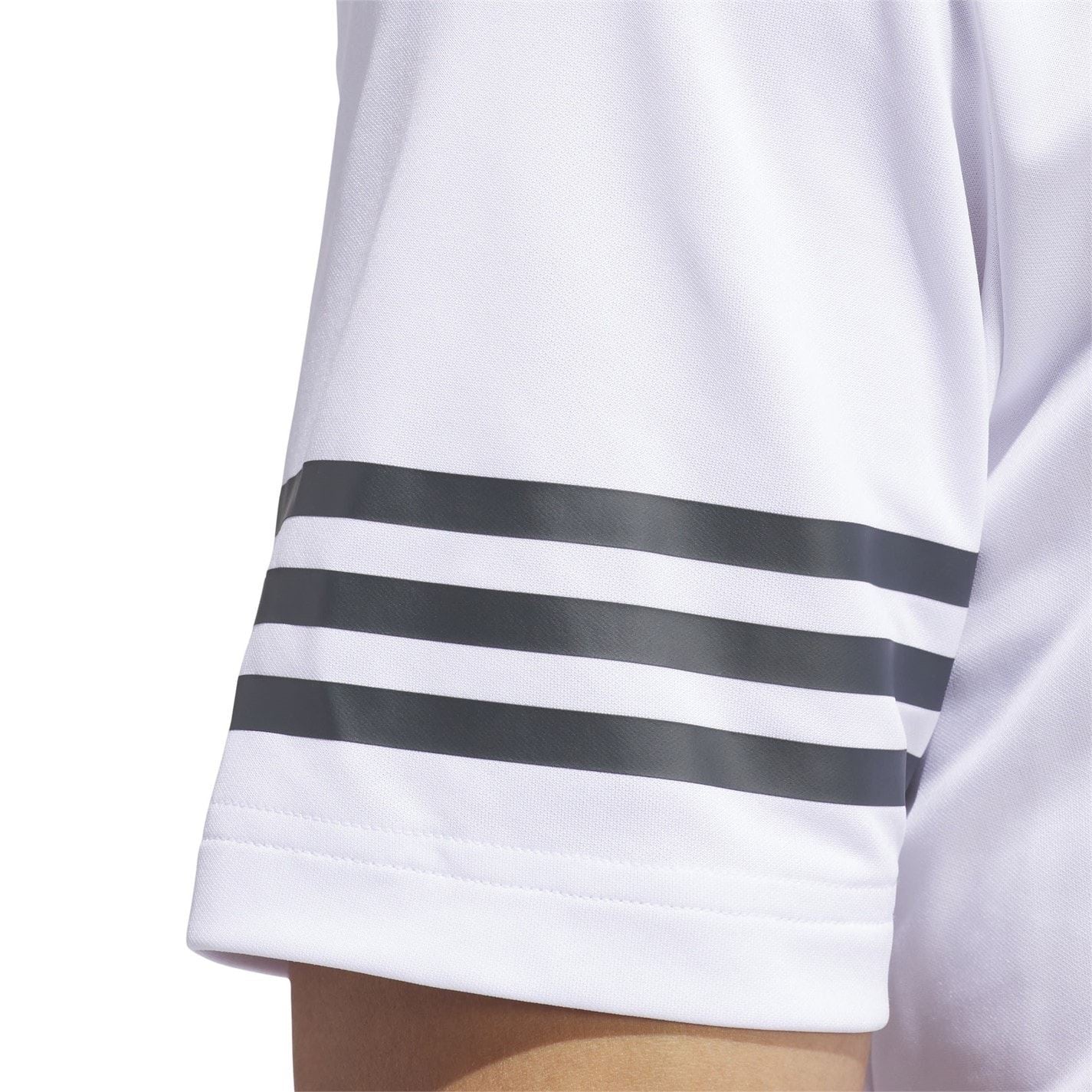 adidas Mens 3 Stripe Polo Shirt