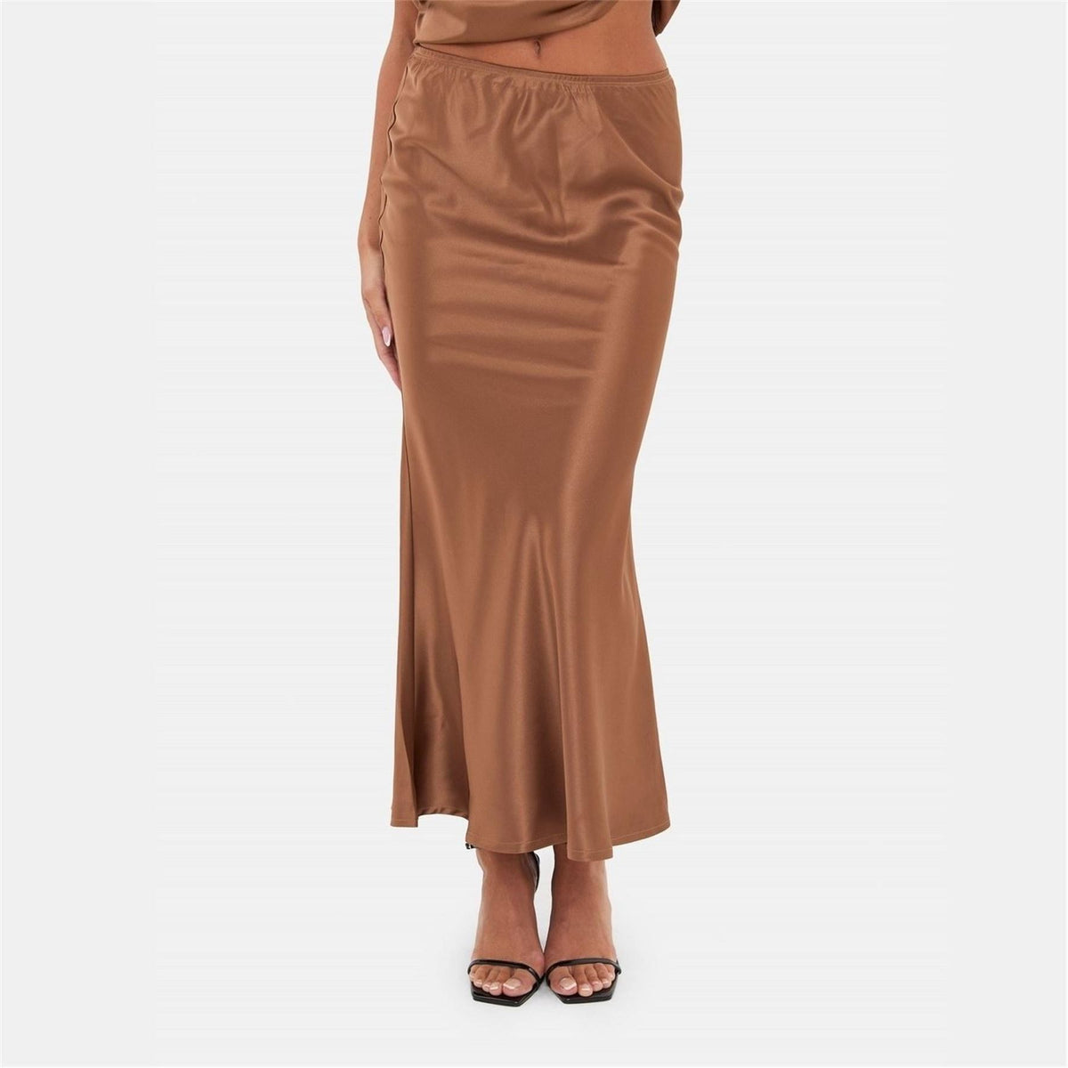 I Saw It First Bias Cut Maxi Skirt