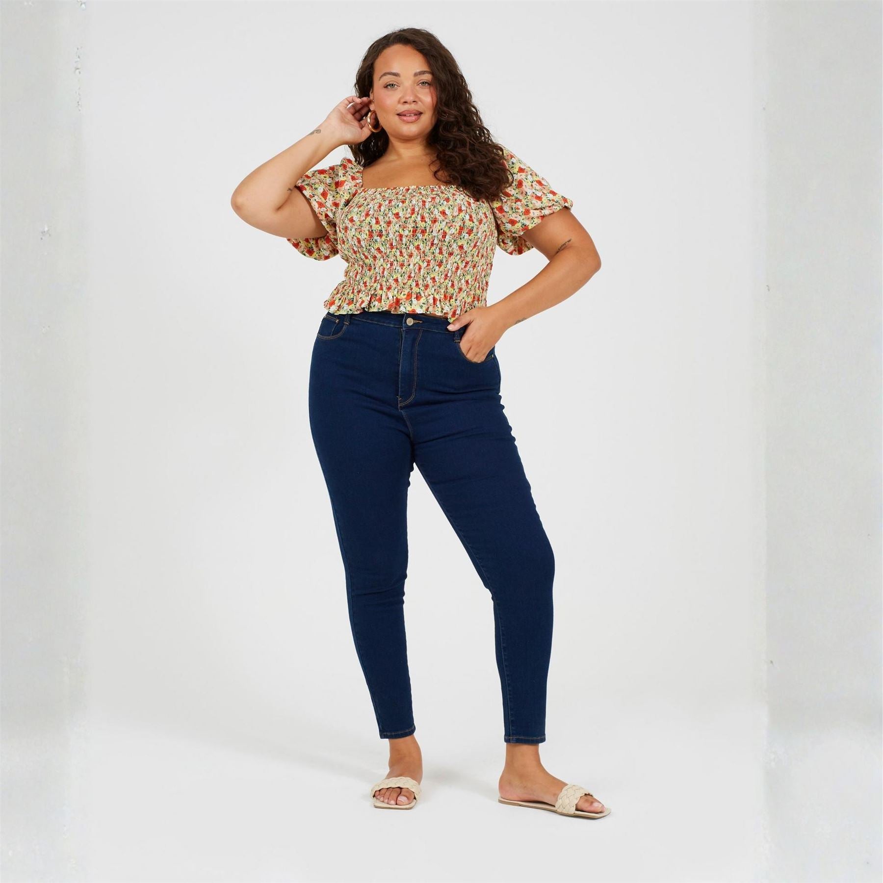 Brave Soul High Rise Five Pocket Jeggings