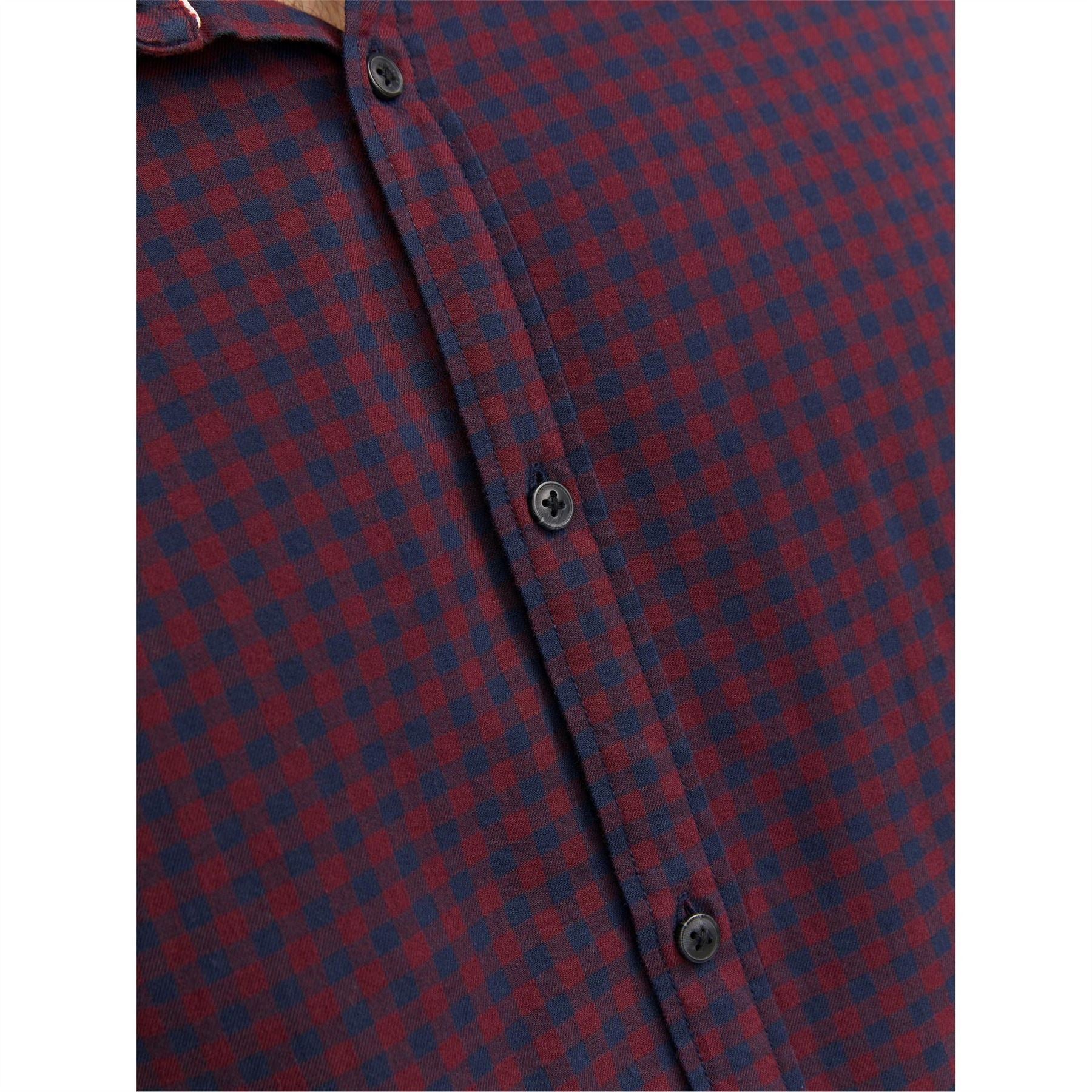 Jack and Jones Mens Gingham Shirt