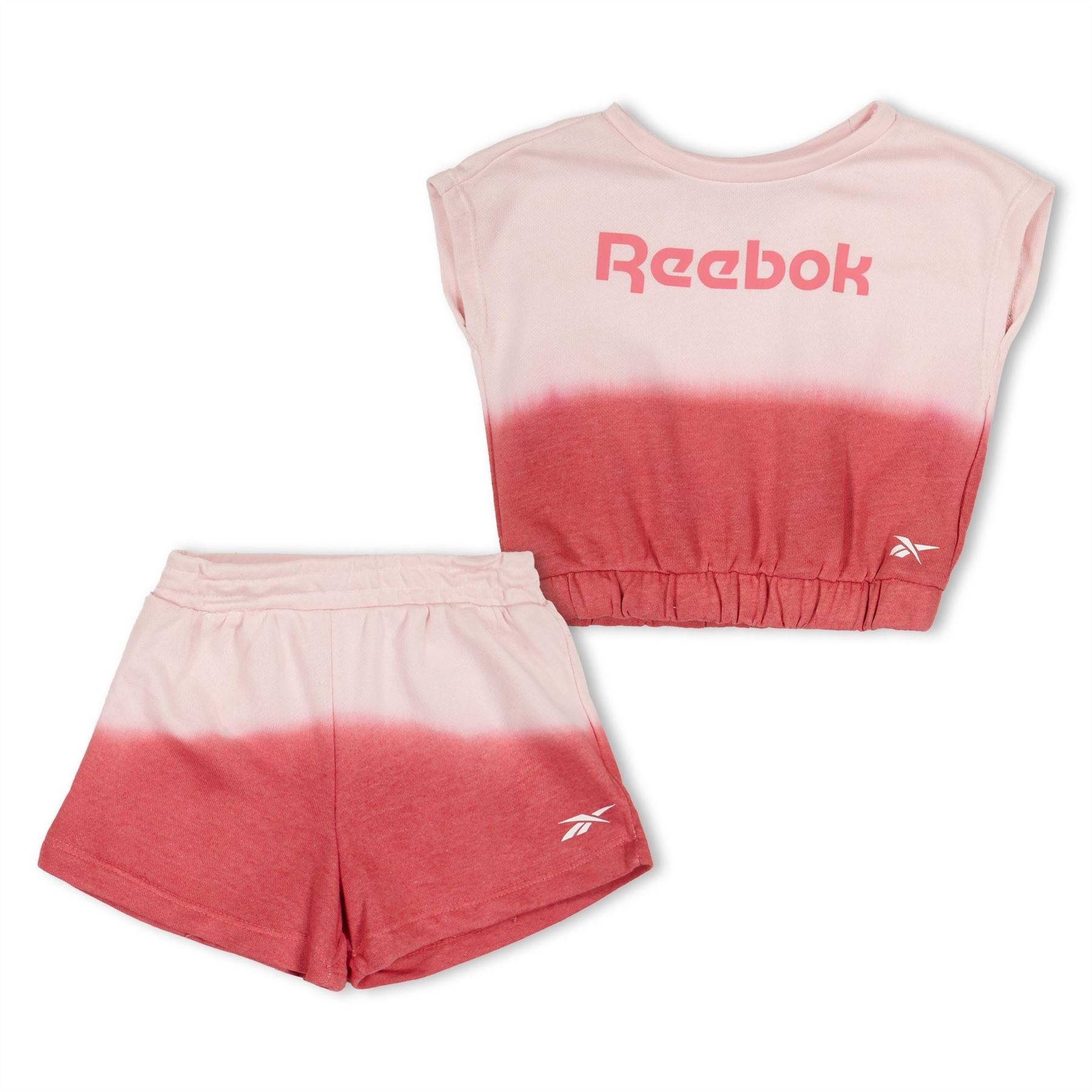 Reebok Ombre Terry Top And Trouser Set