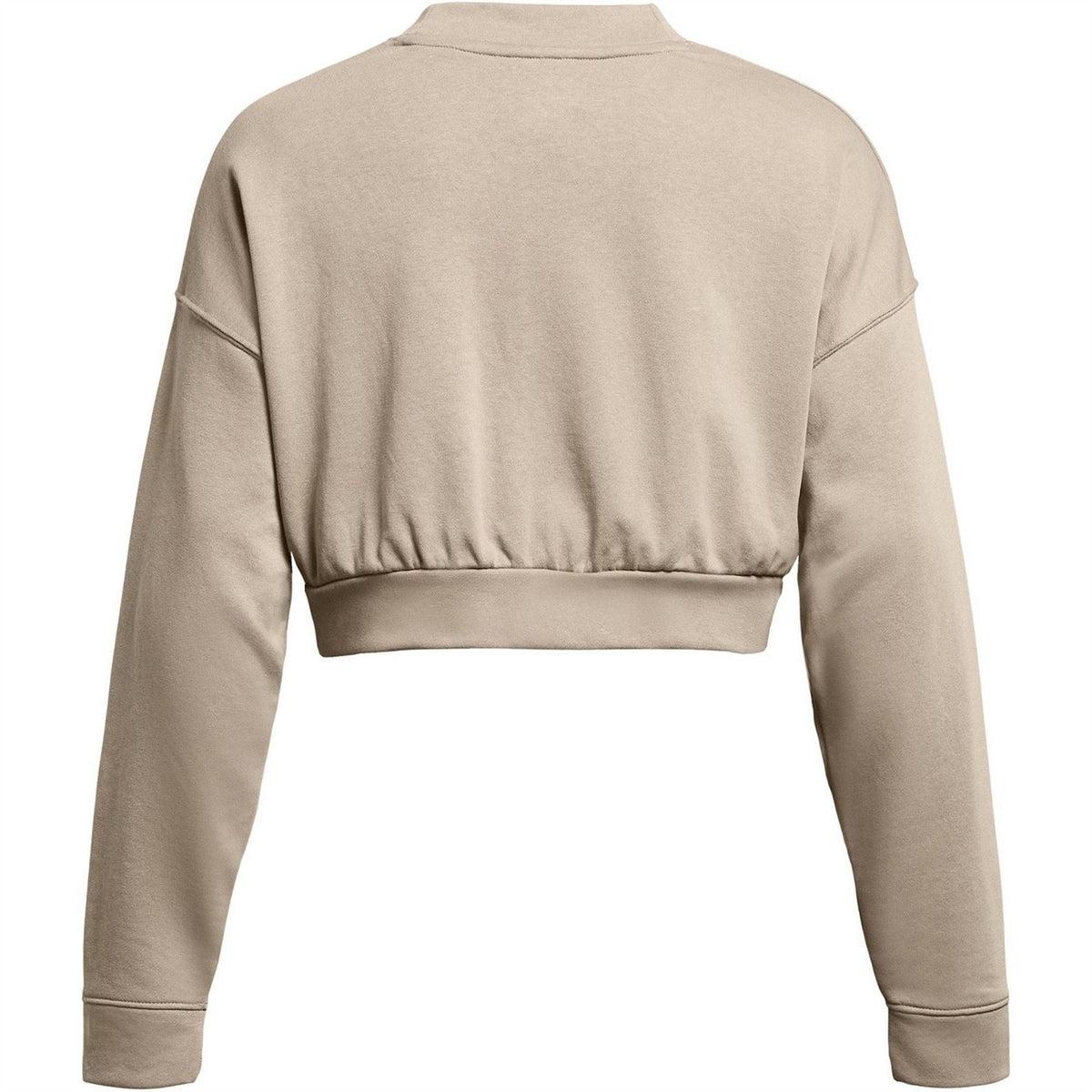 Under Armour Rival Cropped Terry Logo Print Sweatshirt