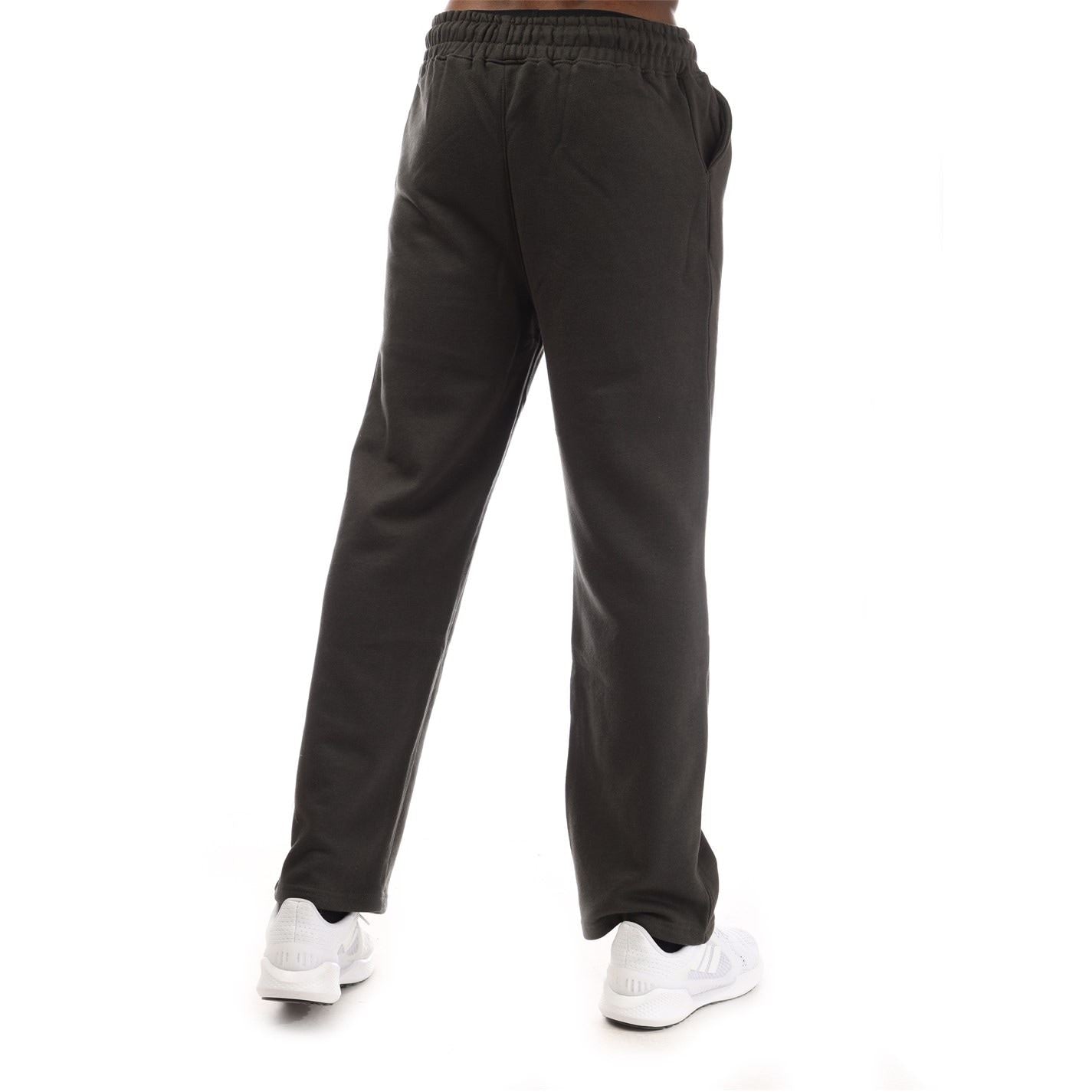 Hype Wide Leg Solid Patterned Joggers