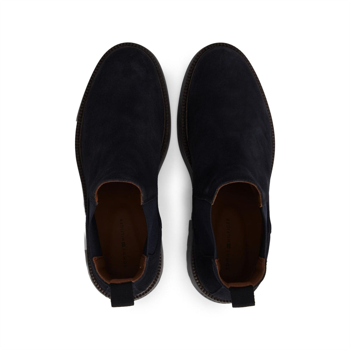 Tommy Hilfiger Corporate Suede Chelsea Boots