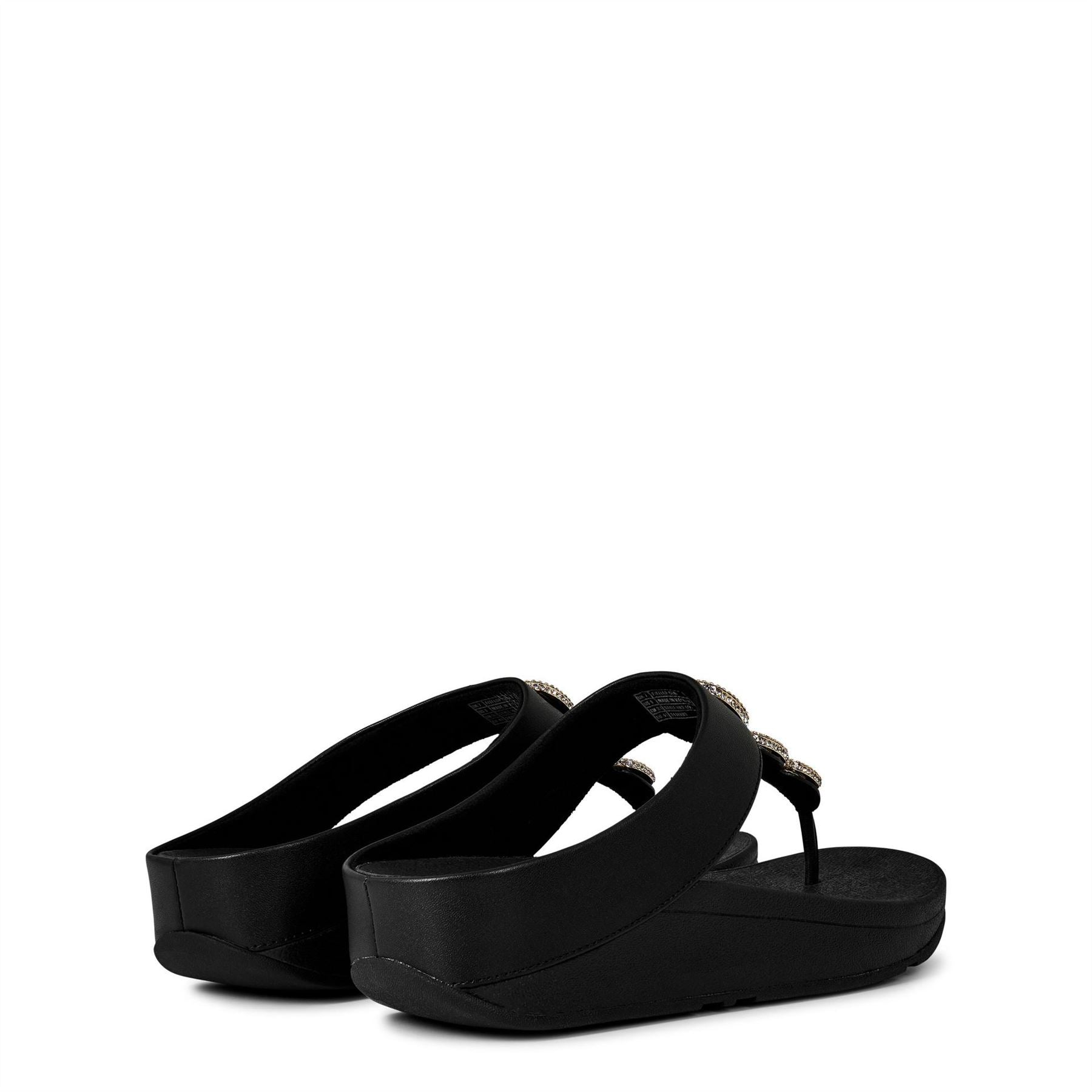 Fitflop Thong Low Heel Wedge Flip Flops