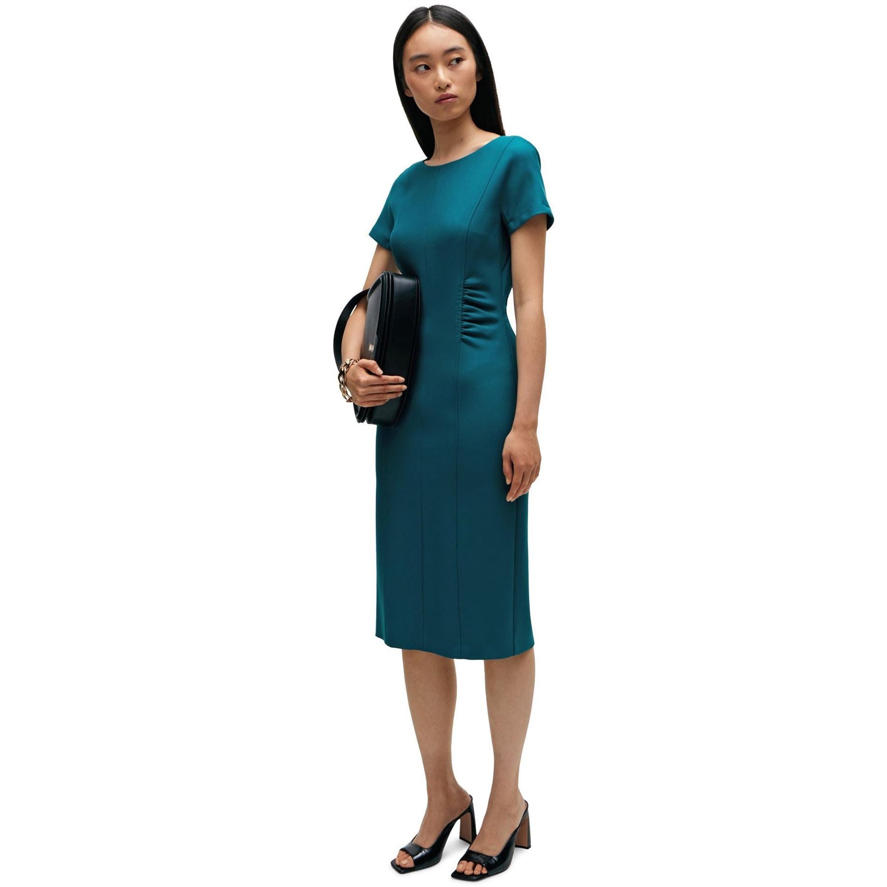 Boss Crew Neck Midi Dress