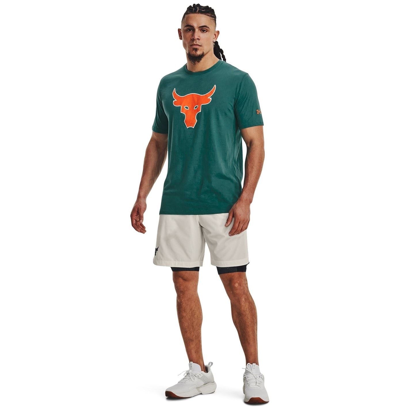Under Armour Mens Armour Ua Pjt Rock Brahma Bull Ss T-Shirt