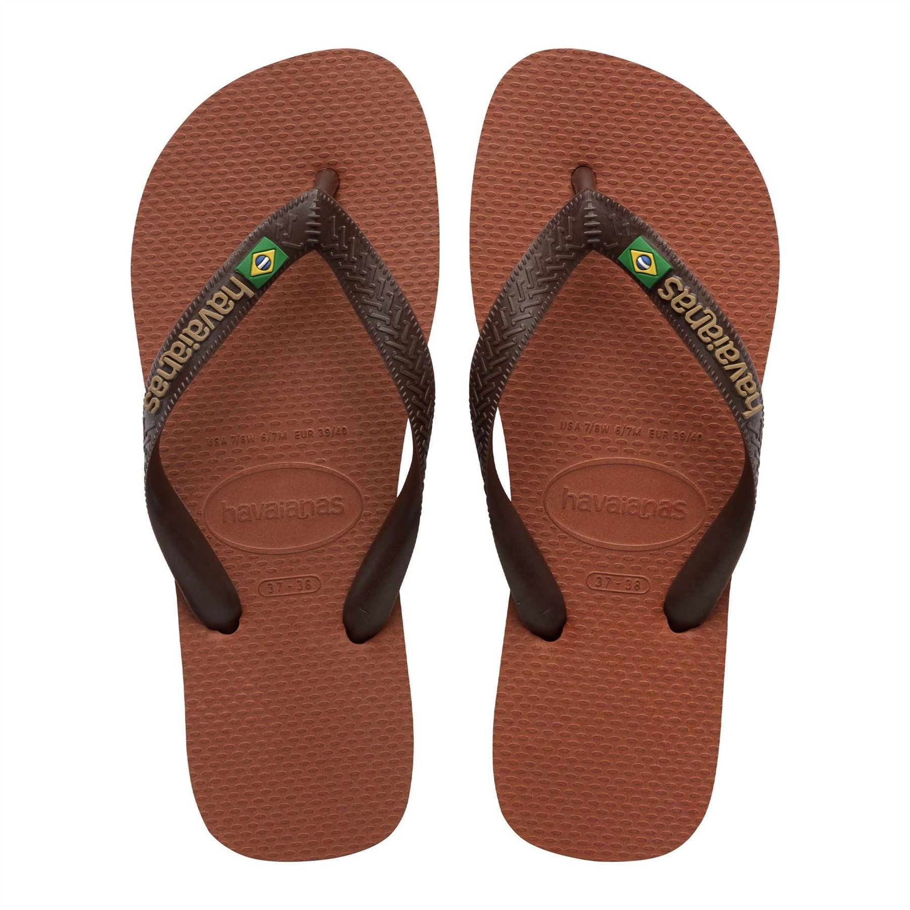 Havaianas Brasil Logo Flip Flops