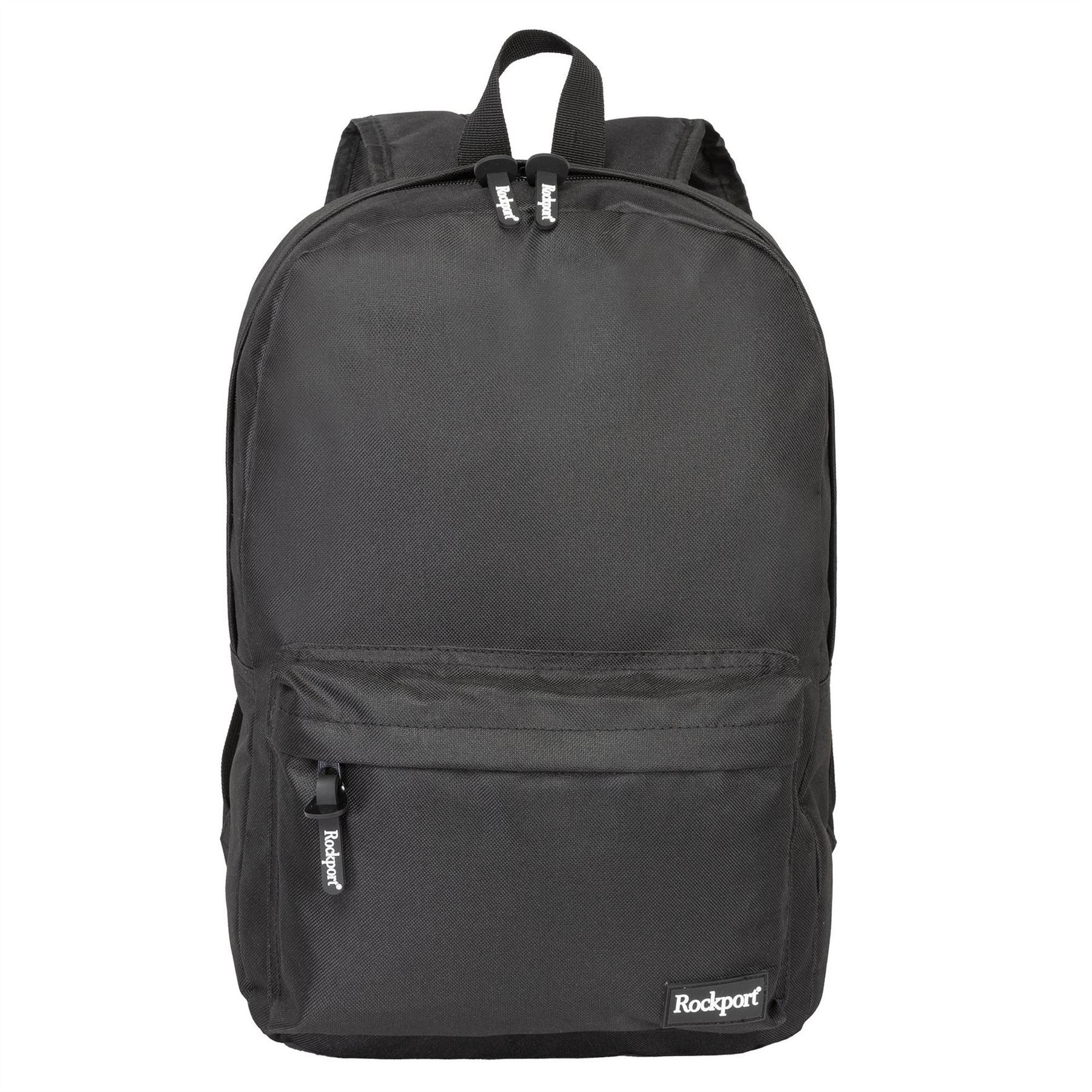 Rockport Solid Patterned Med Backpack with Logo