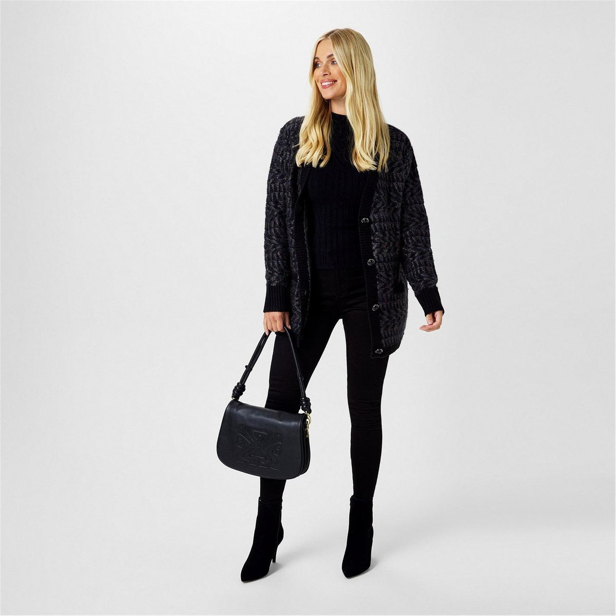 Biba Geo Knitted Cardigan
