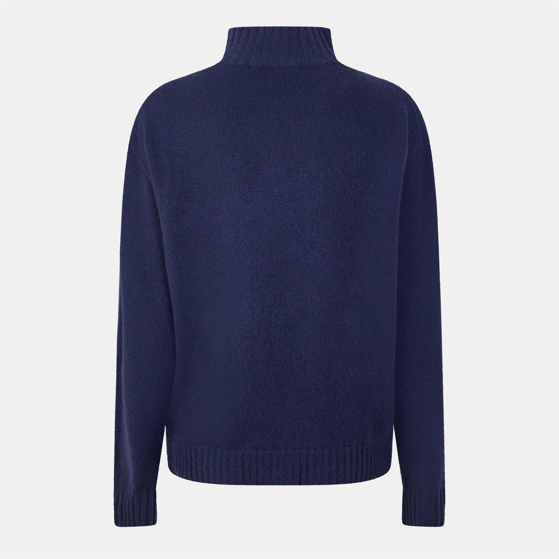Lacoste Relaxed Fit Mock Neck Long Sleeve Sweater