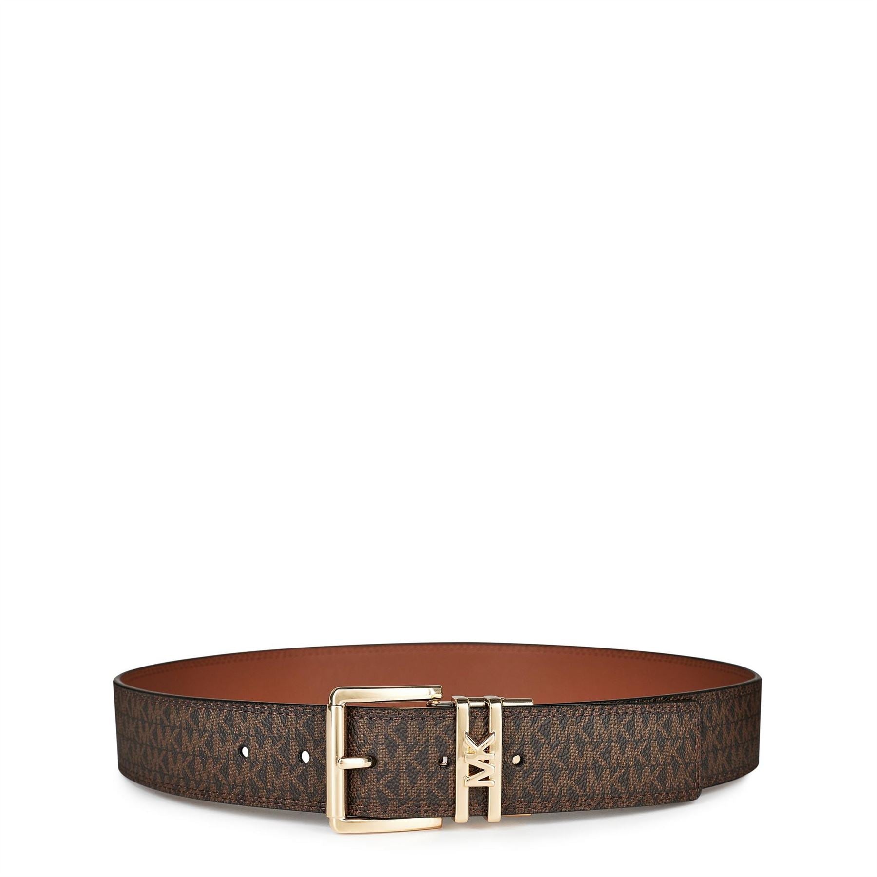 MICHAEL Michael Kors Signature Logo Leather Belt