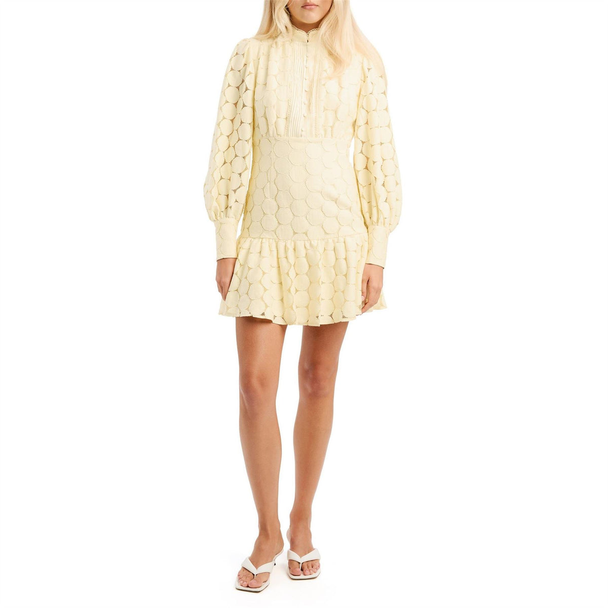 Bardot Remy Spot Mini Shirt Dress