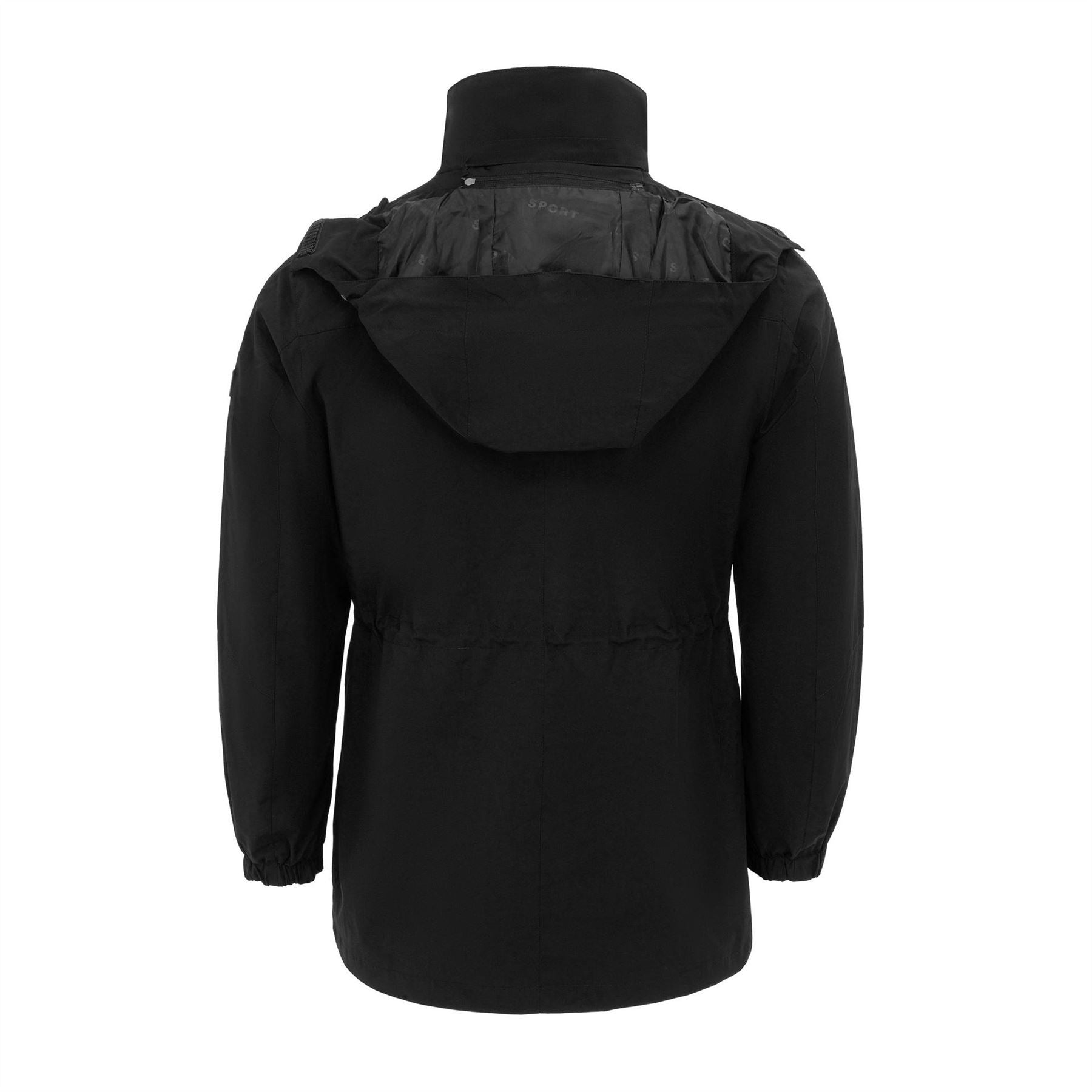 Gelert Wind Resistant Fleece Lined Detachable Hood Long Sleeve Full Zip Hoodie