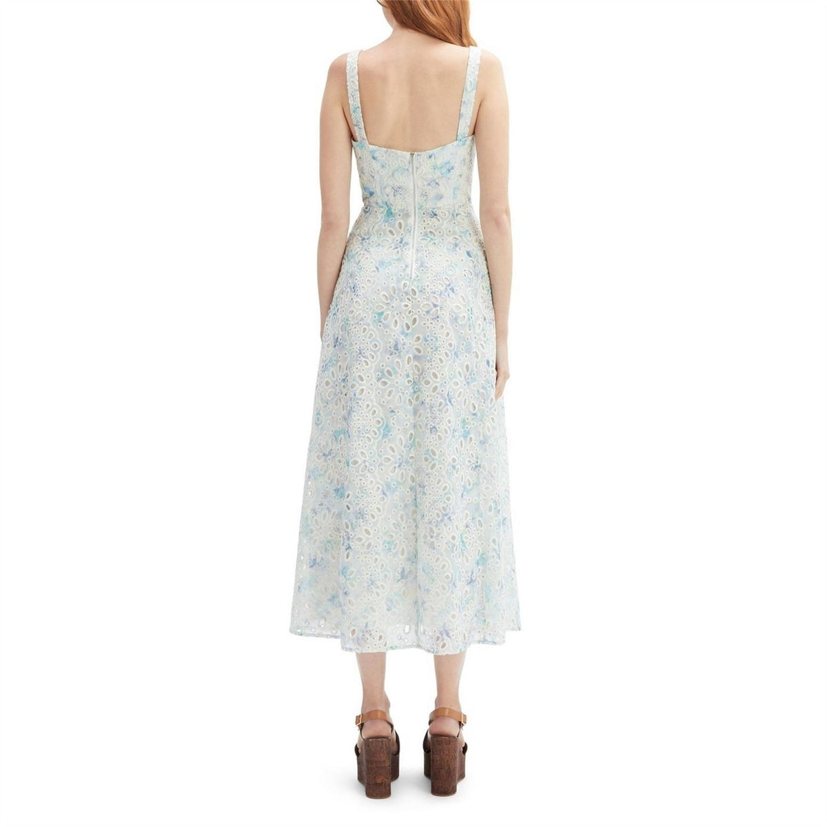 Bardot Adaline Embroidered Floral Cotton Maxi Dress