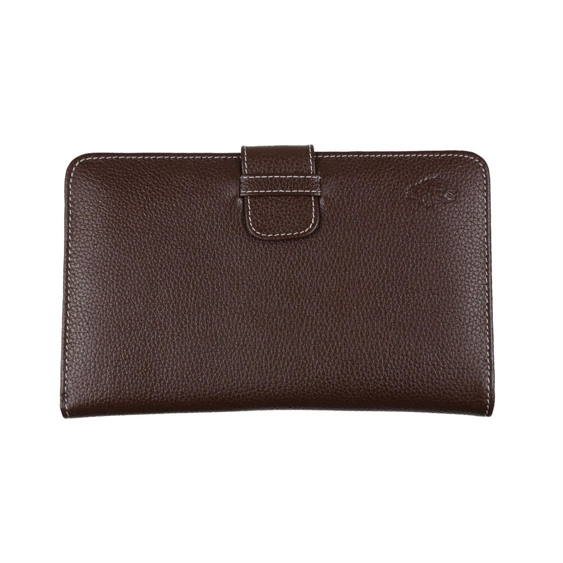 Luke Contrast Stitch Wallet with Logo