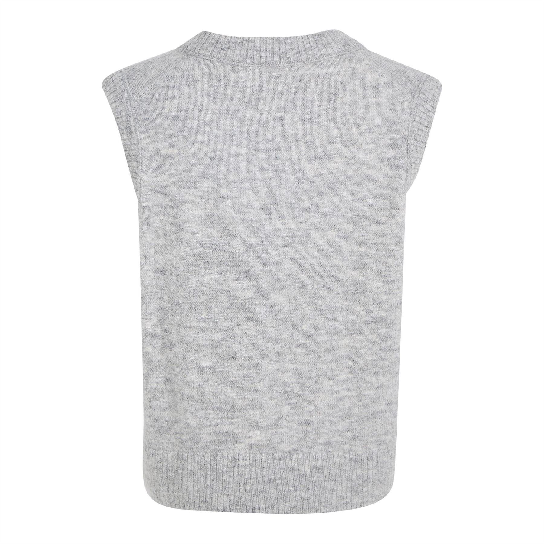 Calvin Klein Jeans V-Neck Cap Sleeve Regular Fit Sweater Vest