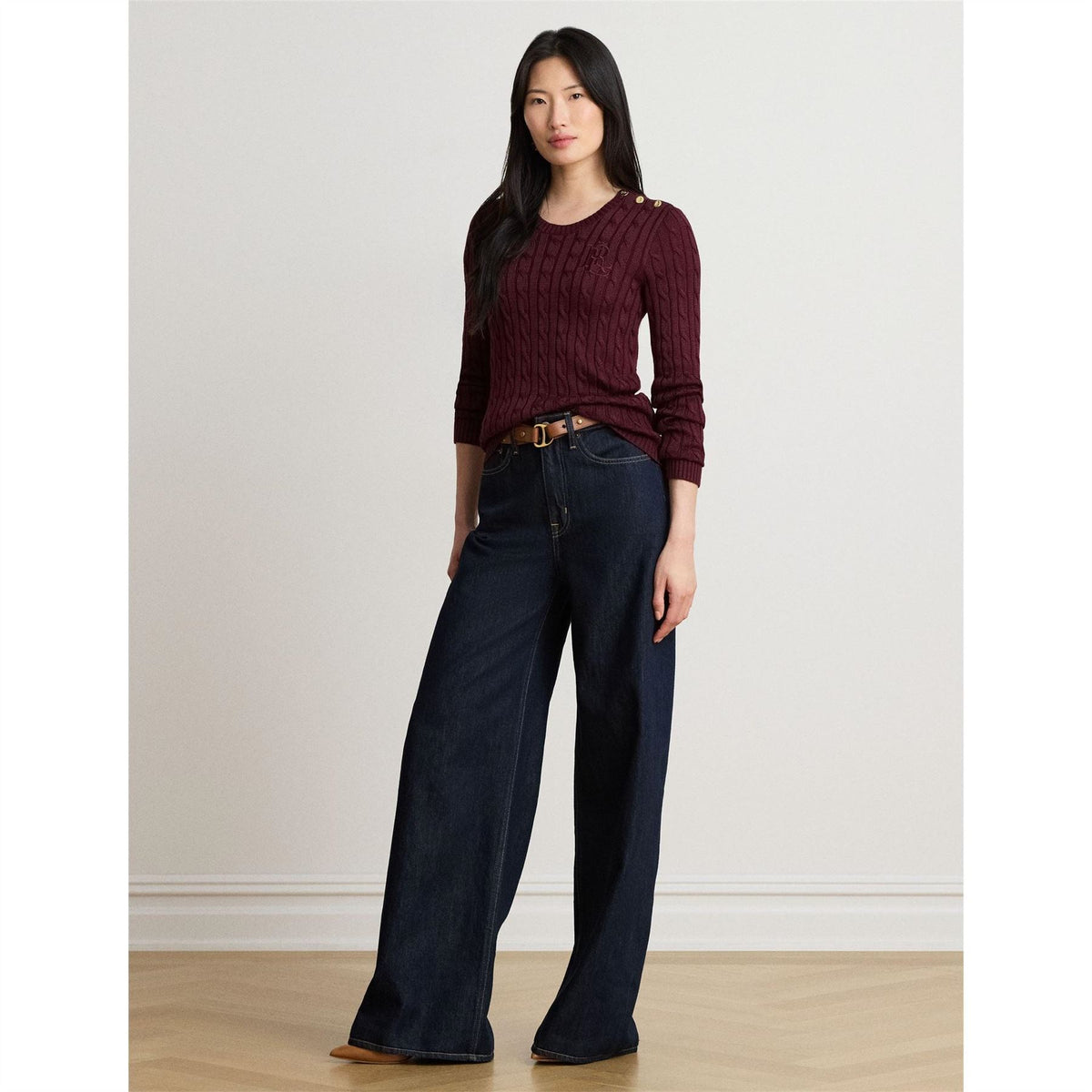 Lauren by Ralph Lauren Cable Knit Jumper