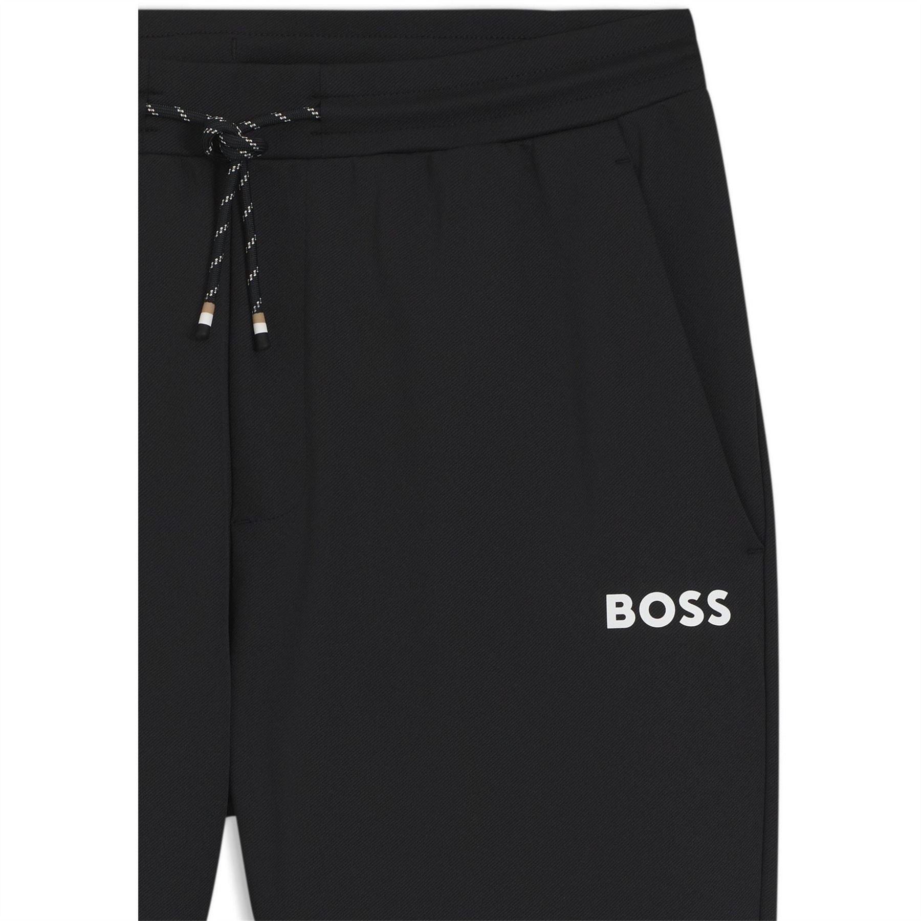 Boss Spin Logo Crew Neck Long Sleeve T-Shirt