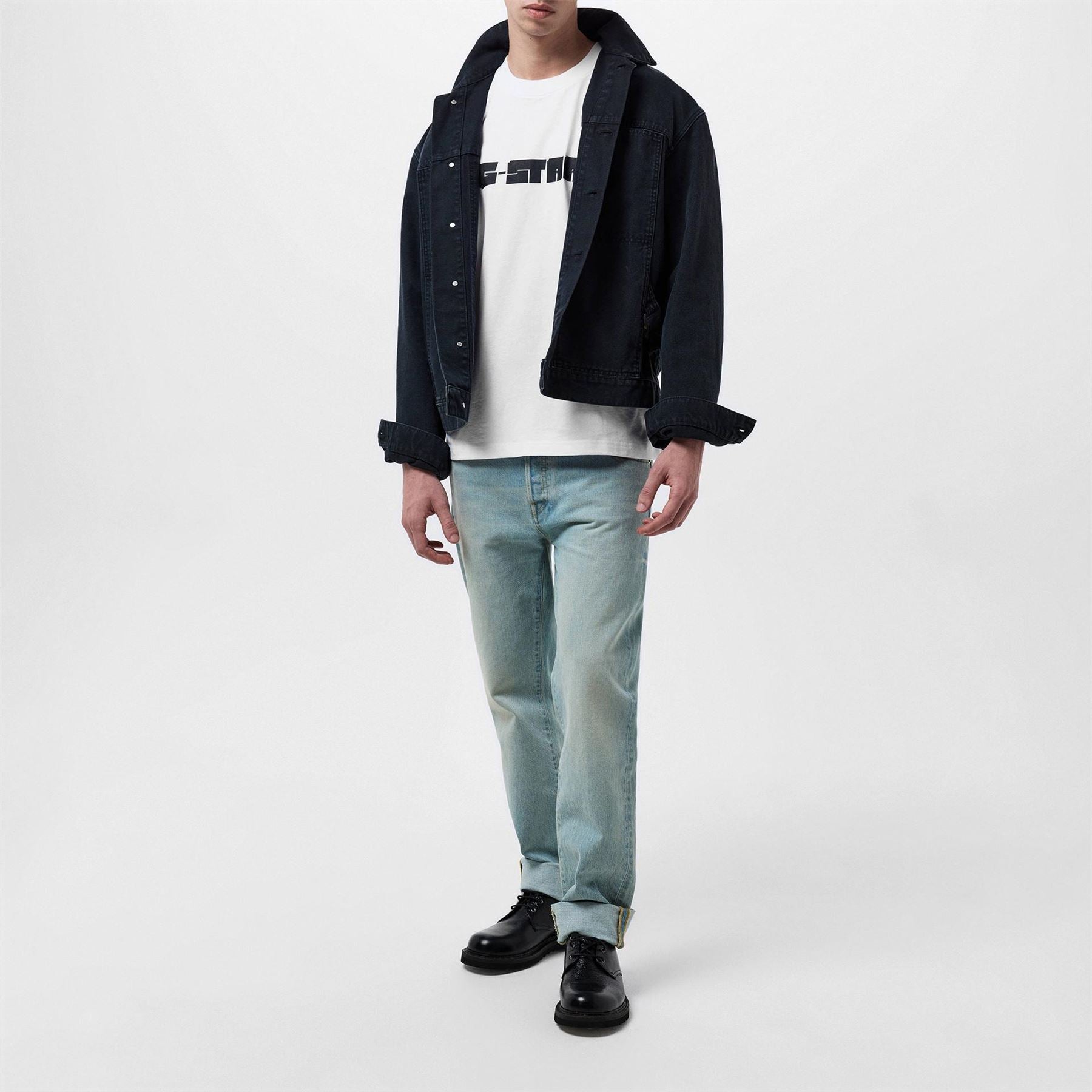 G Star Script Lettering Regular Fit T-Shirt