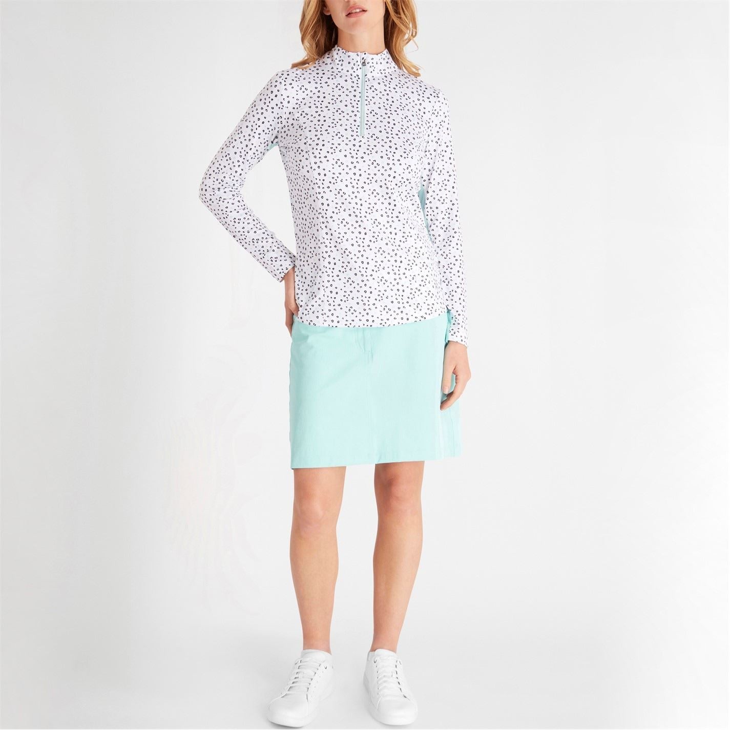 Calvin Klein Golf Regular Fit Mock Neck Long Sleeve Sweater