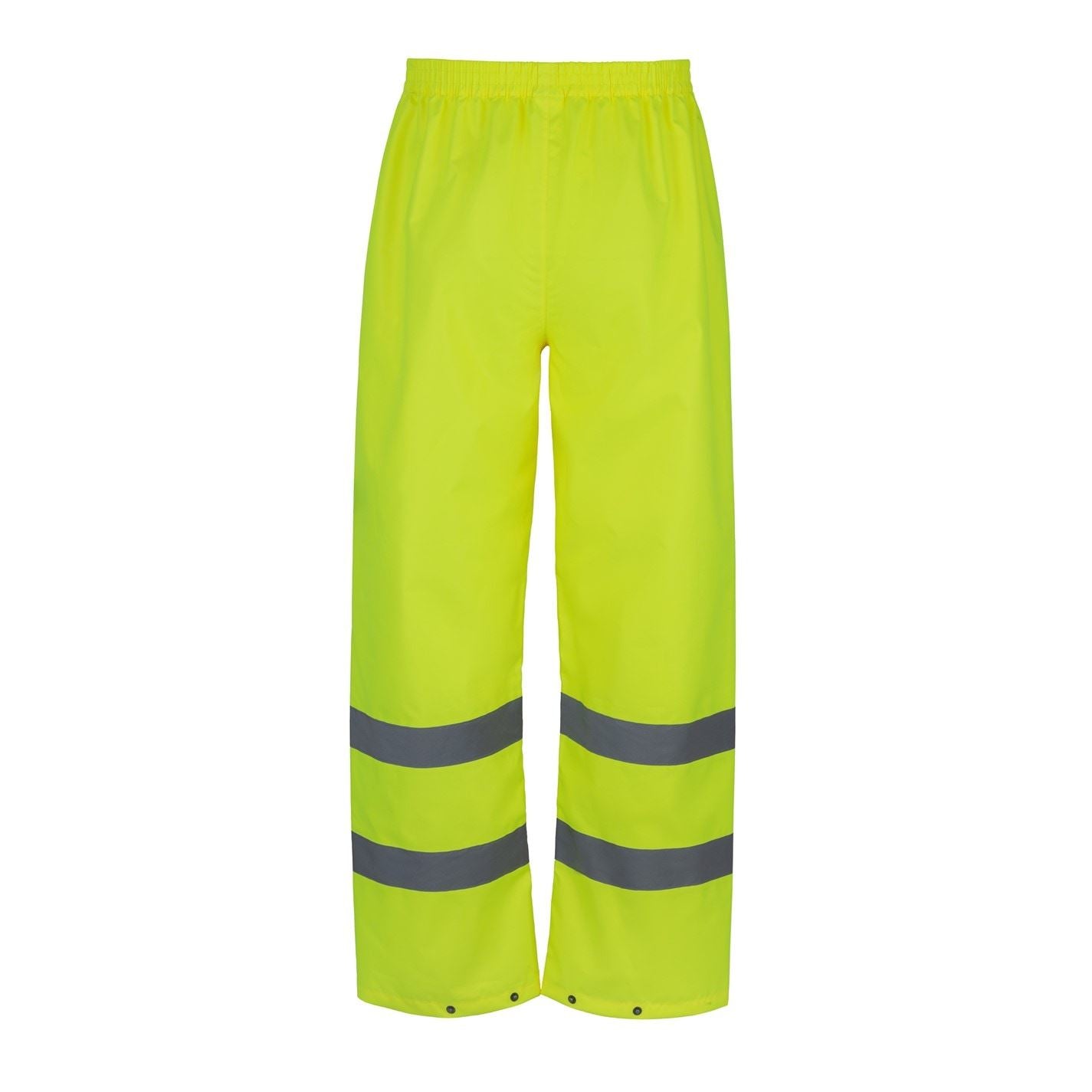Dunlop Mens Hi Vis Waterproof Work Pants