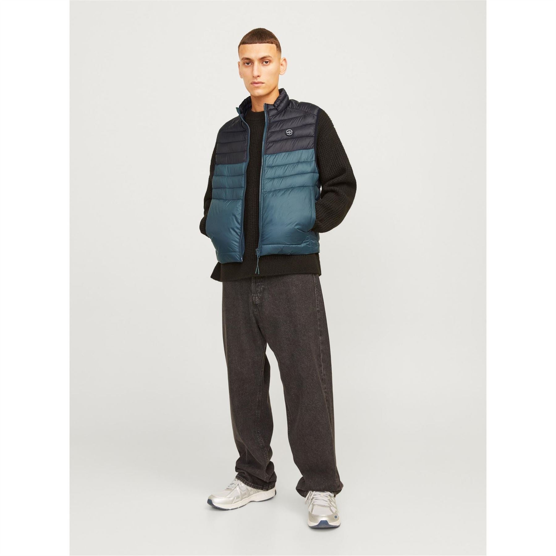 Jack and Jones Sprint Color Block Puffy Gilet