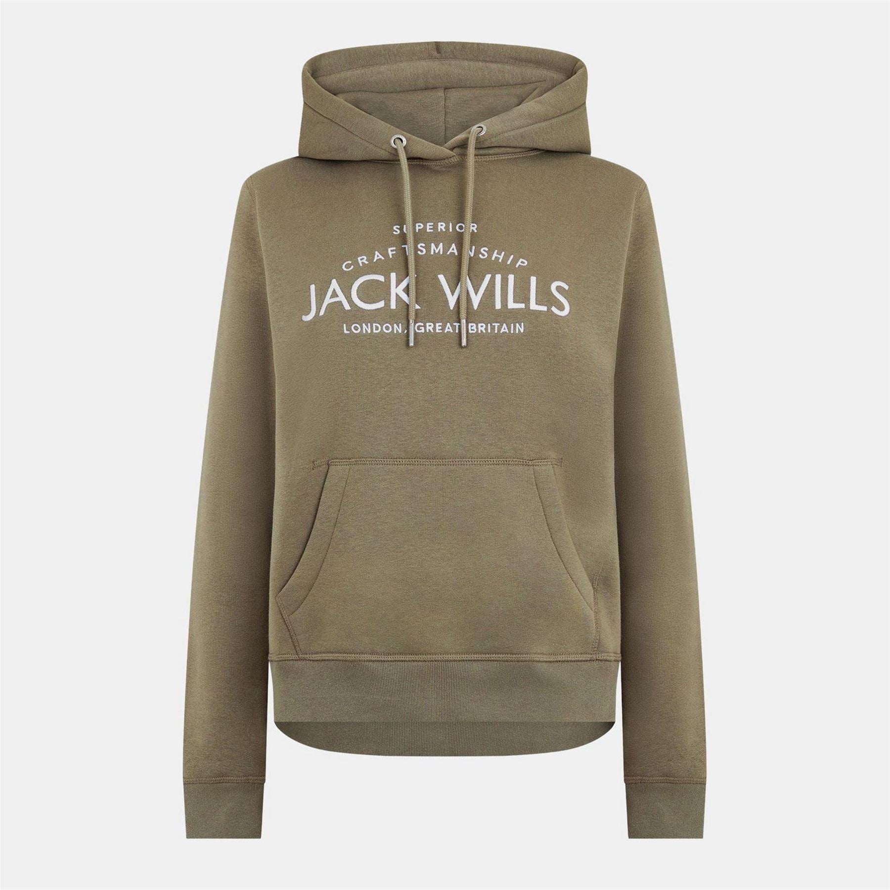 Jack Wills Hunston Graphic Logo Hoodie