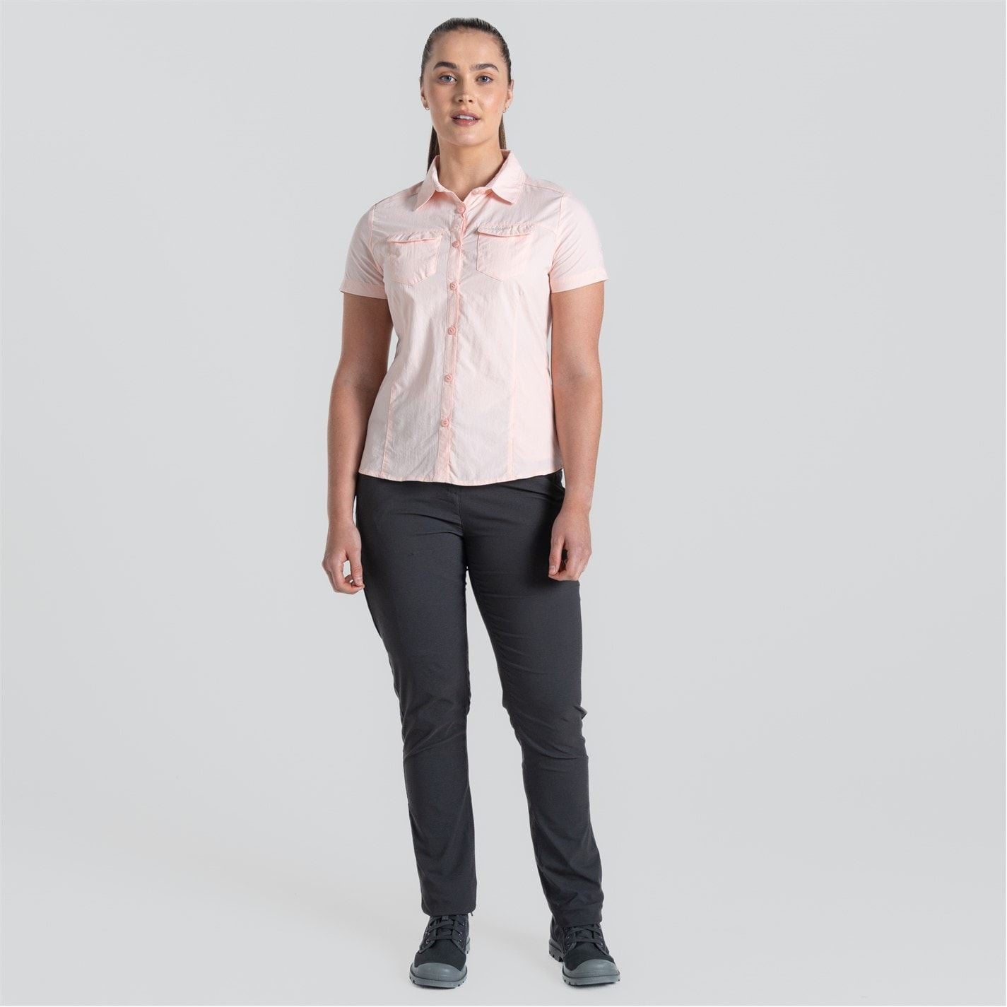 Craghoppers Collared Neck Short Sleeve Regular Fit Shirt